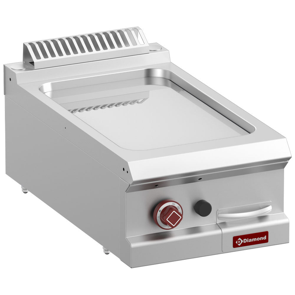 Gasgrill, slät hårdkromad platta, modul 1/2 -Topp-