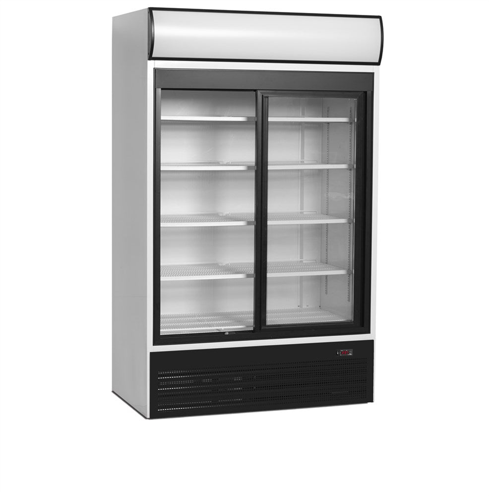 Displaykyl - 967 liter - 2-dörrars med ljus topp FSC1200S