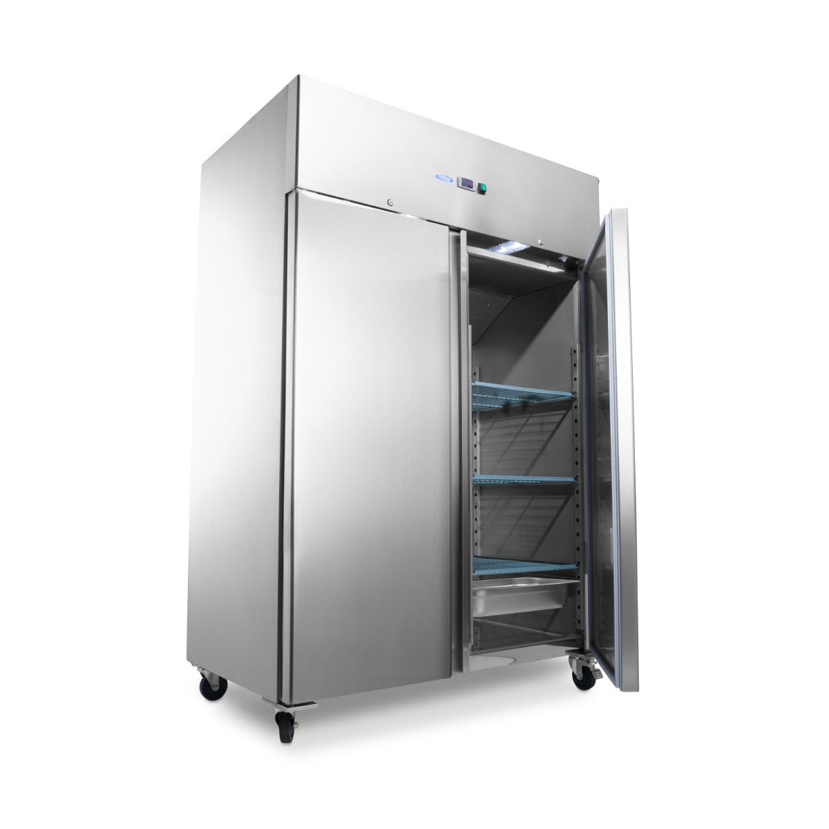 Frys - 1200L - 6 justerbara hyllor (2/1 GN) - på hjul - inklusive hyllor