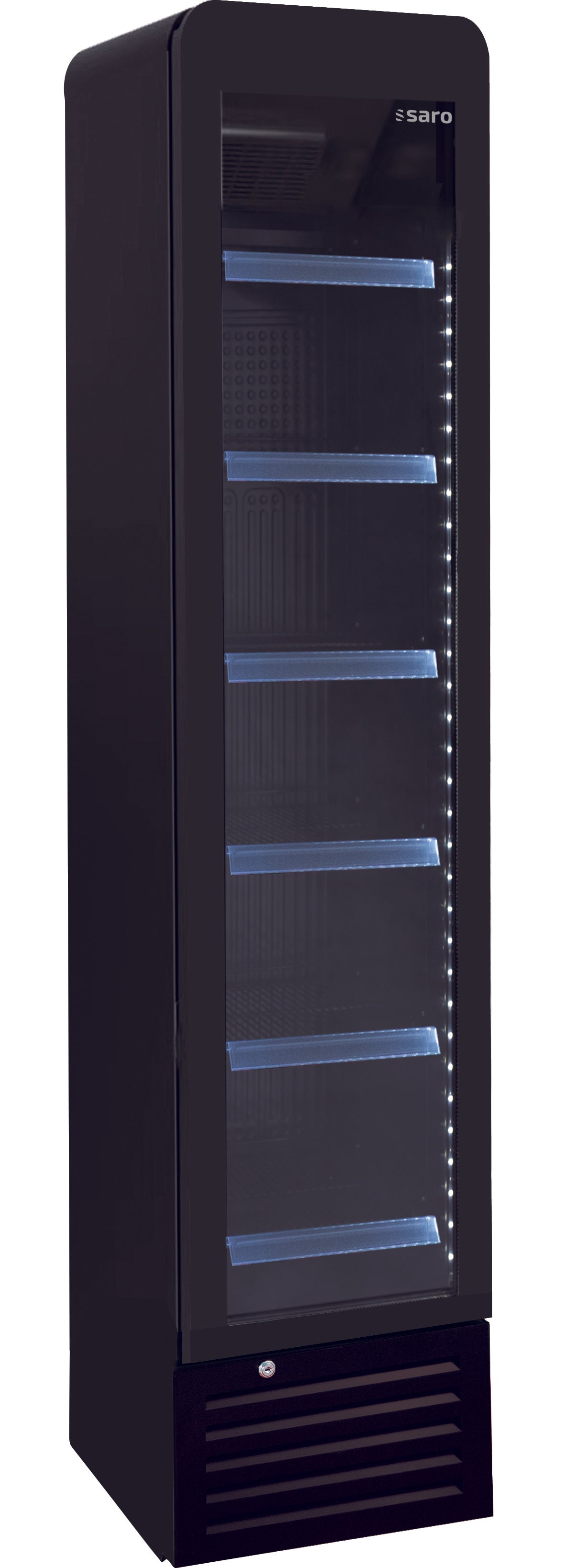 SARO Display kyl Slim DK 134 PRO ROUND - 130 liter