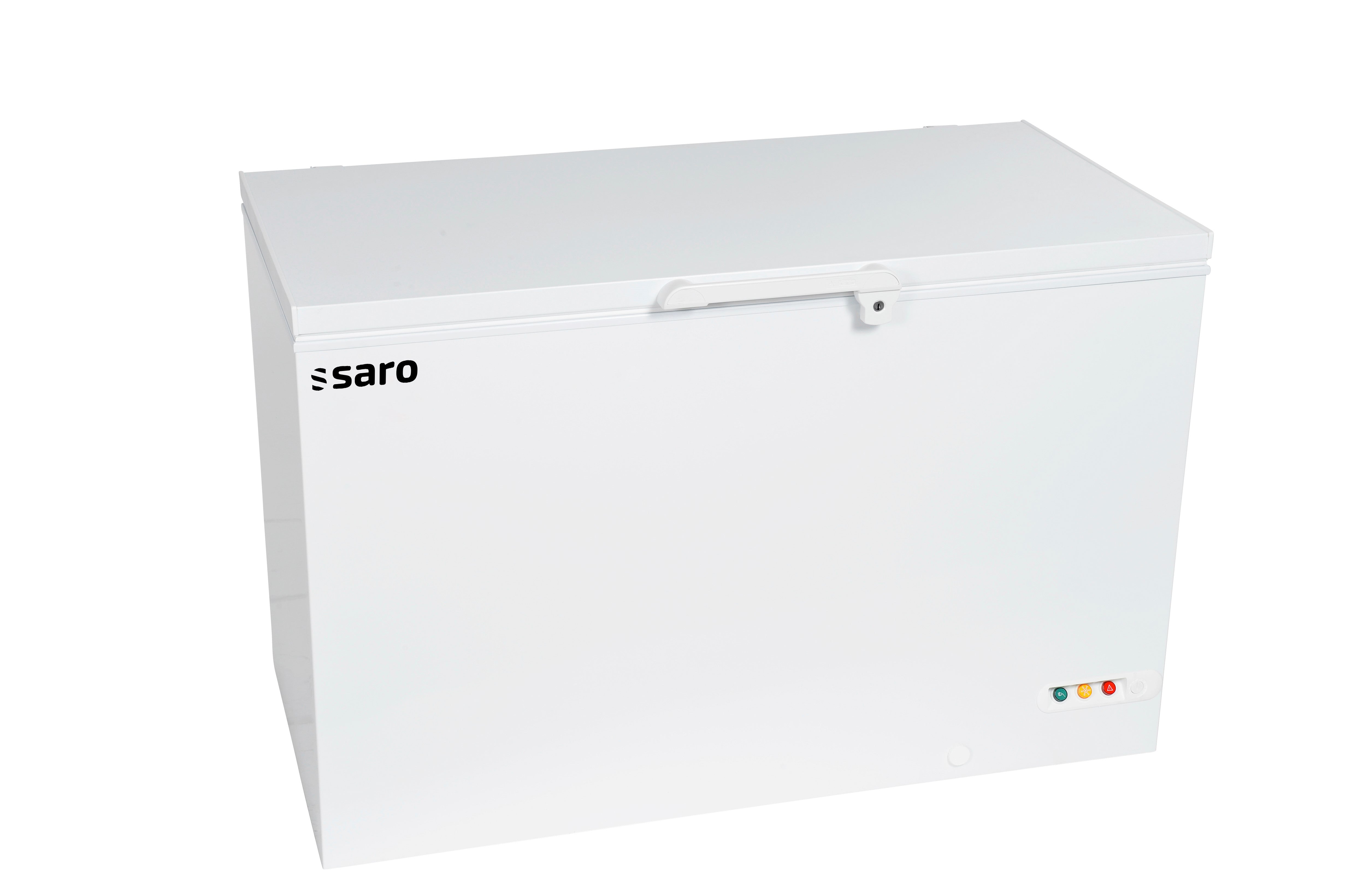 SARO kommersiell frysbox med isolerat gångjärnslock, modell EL 45 - 416 liter