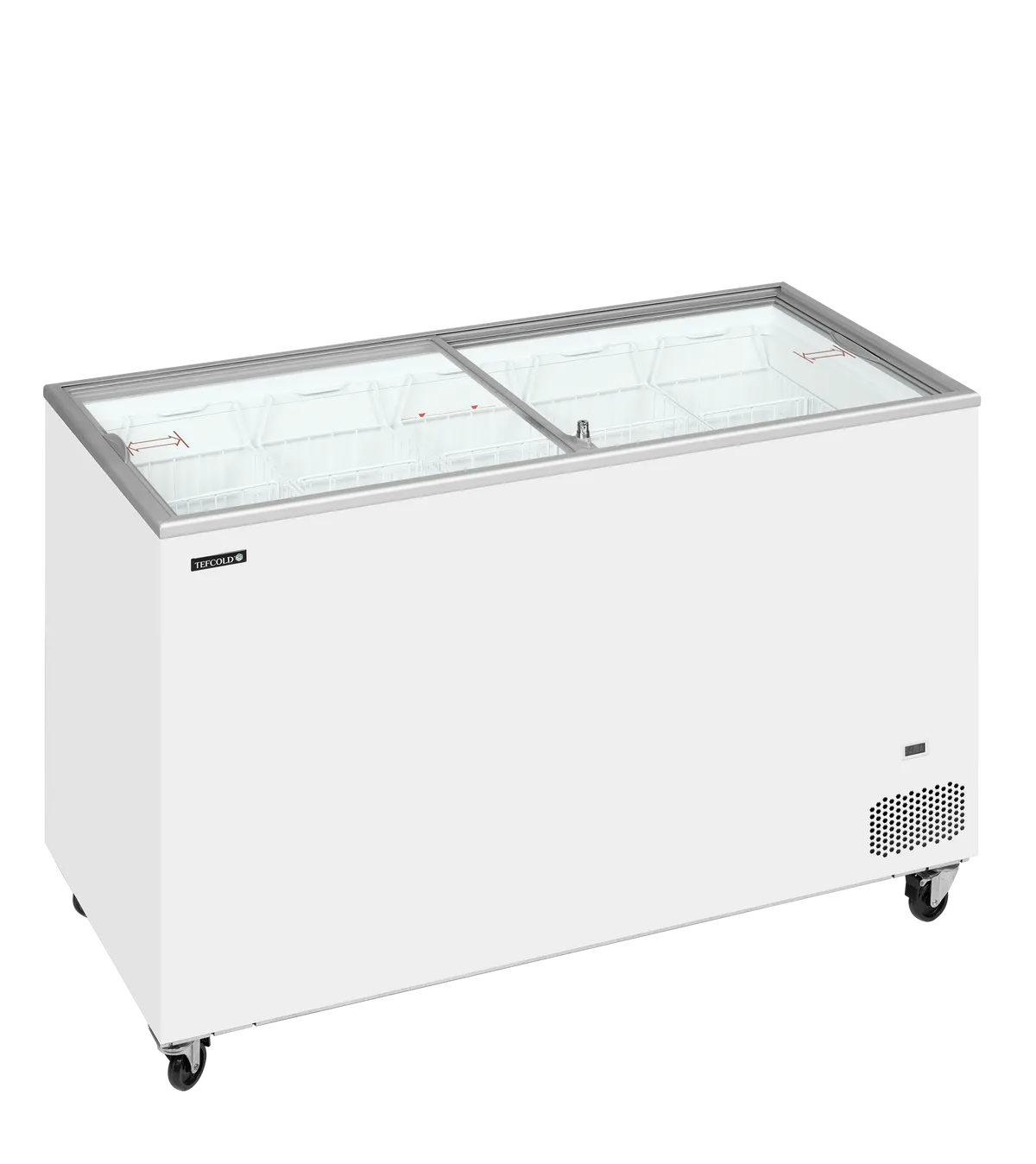 Frysskåp / Fryslåda - 401 liter - glaslocket - IC401SC