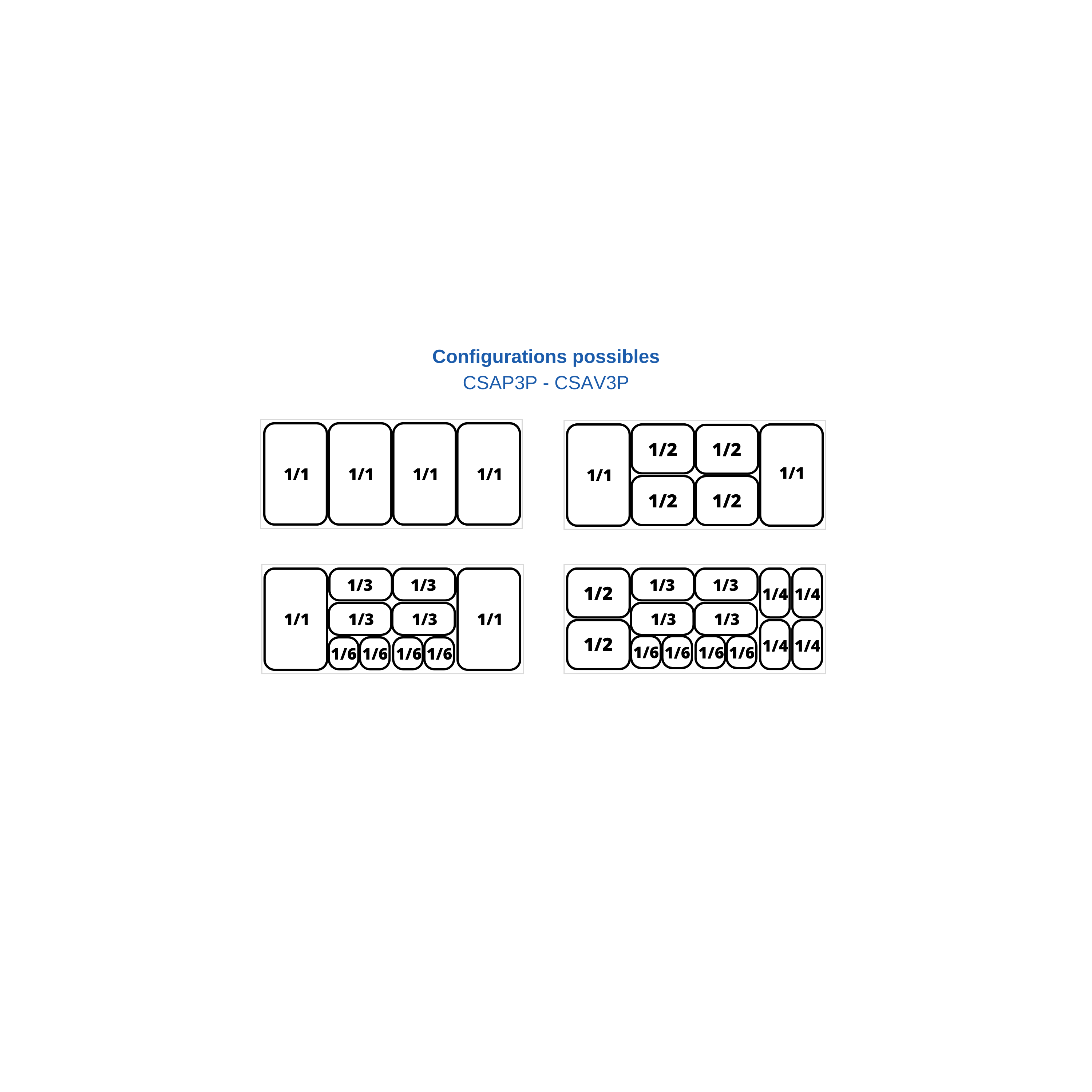 Smörgåsbord / Saladette - 3 dörrar - 4 x GN 1/1