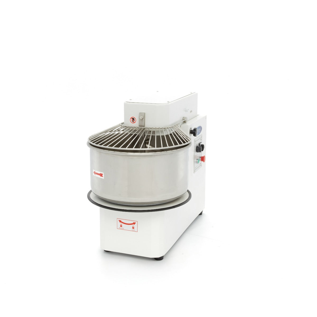 Degblandare - 50L - 30kg Deg - 2 hastigheter - Avtagbar skål - 400V