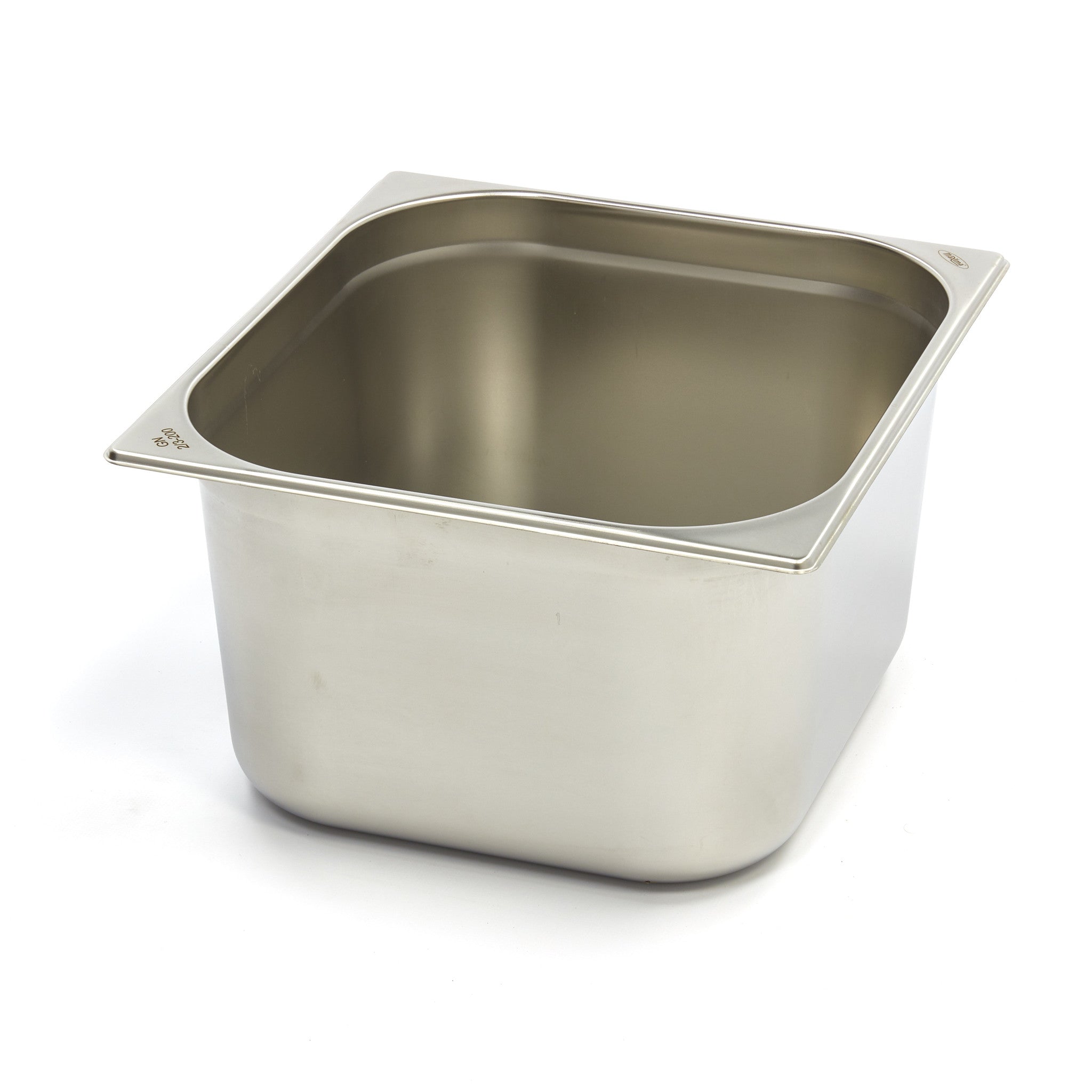 Gastronorm behållare - 3 stycken - 2/3 GN - 20 cm djup - rostfritt stål
