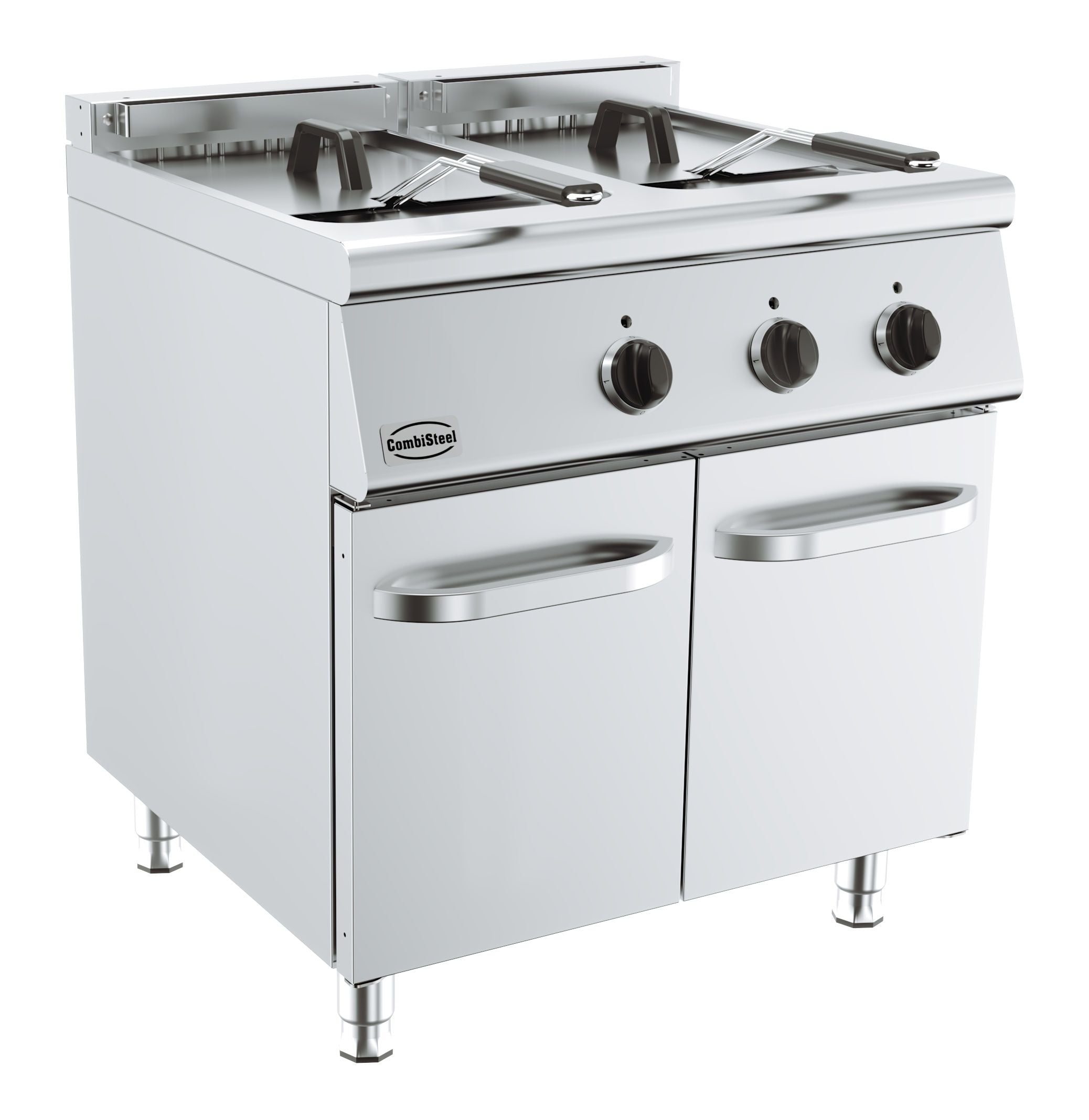 Fritös 2 x 10 liter - 700 mm djup - 2 x 9 kW
