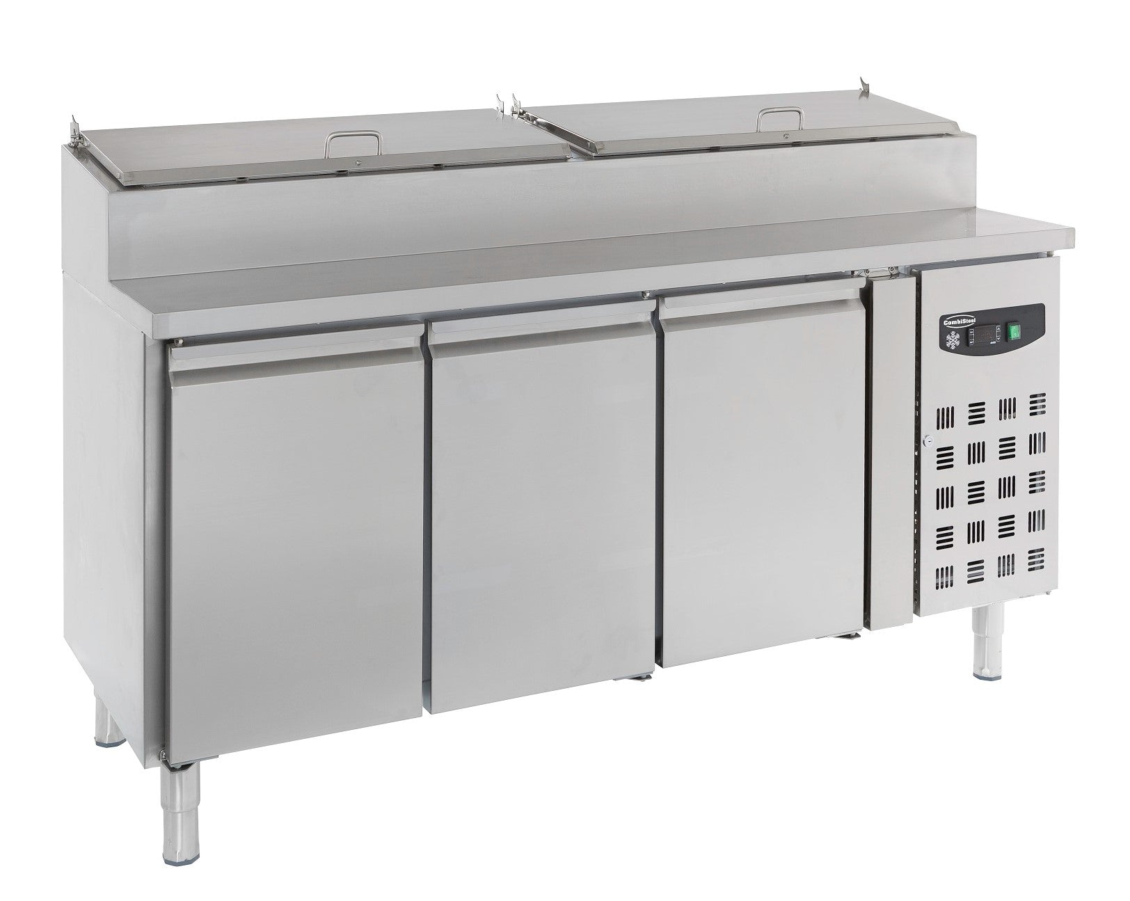 Saladette - 3 dörrar - 3 x 1/1 GN / 8 x 1/3 GN