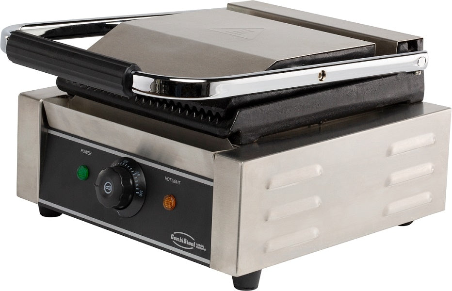 Kontaktgrill / Klämgrill - Räfflad yta - 320 x 410 mm