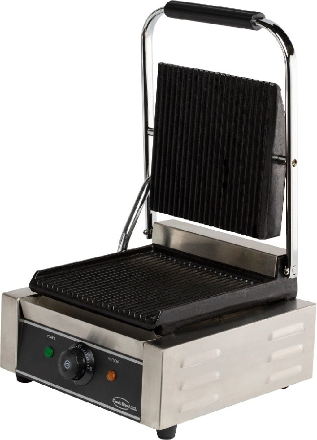 Kontaktgrill / Klämgrill - Räfflad yta - 320 x 410 mm