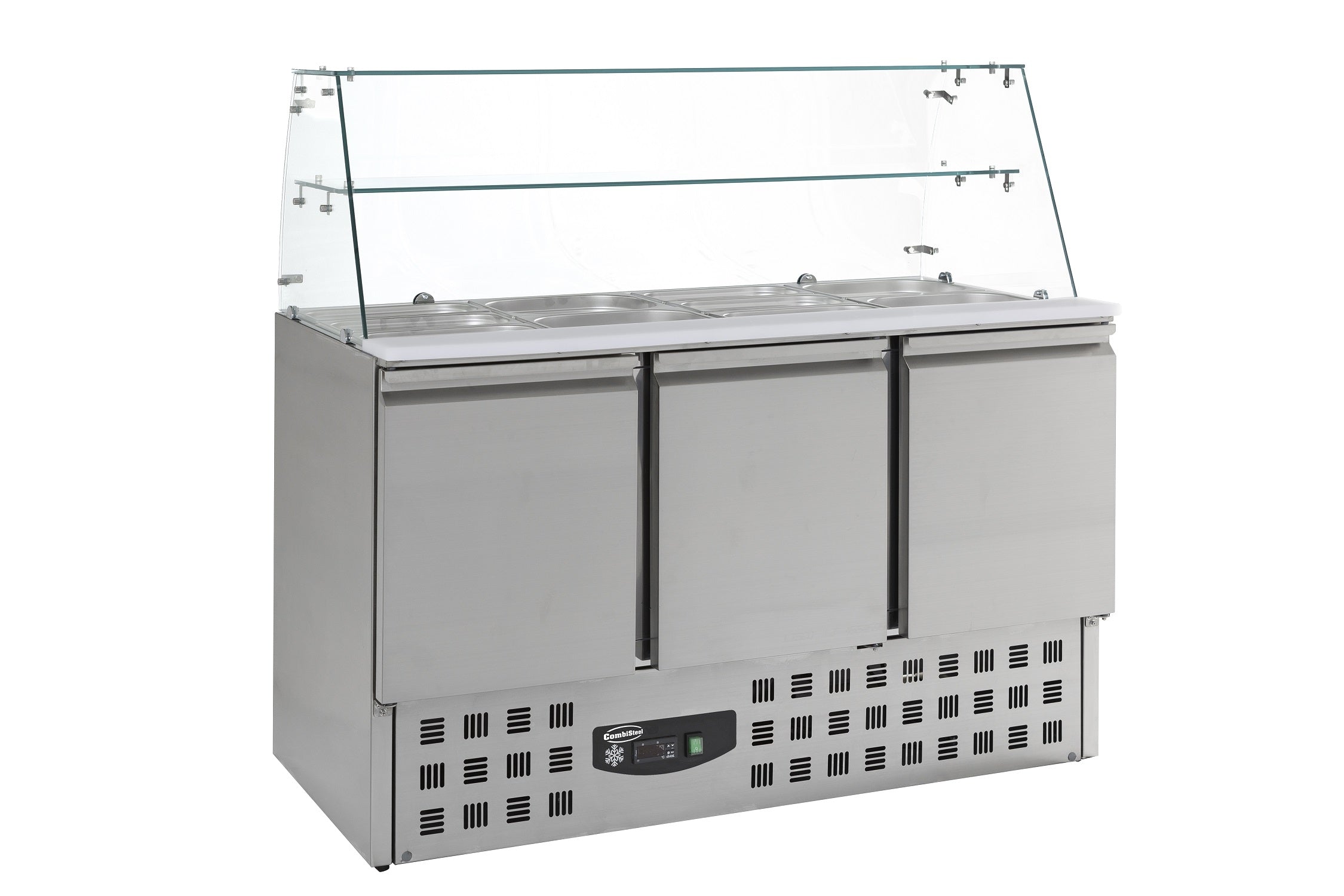 Saladette - 3 dörrar - 3 x 1/1 GN / 4 x 1/6 GN