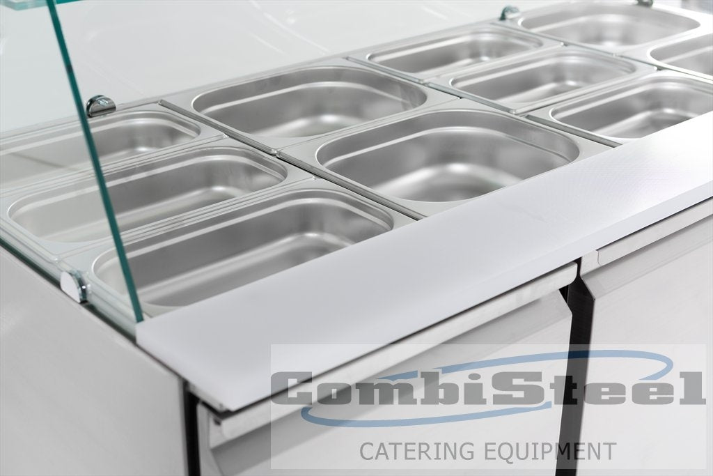 Saladette - 3 dörrar - 3 x 1/1 GN / 4 x 1/6 GN