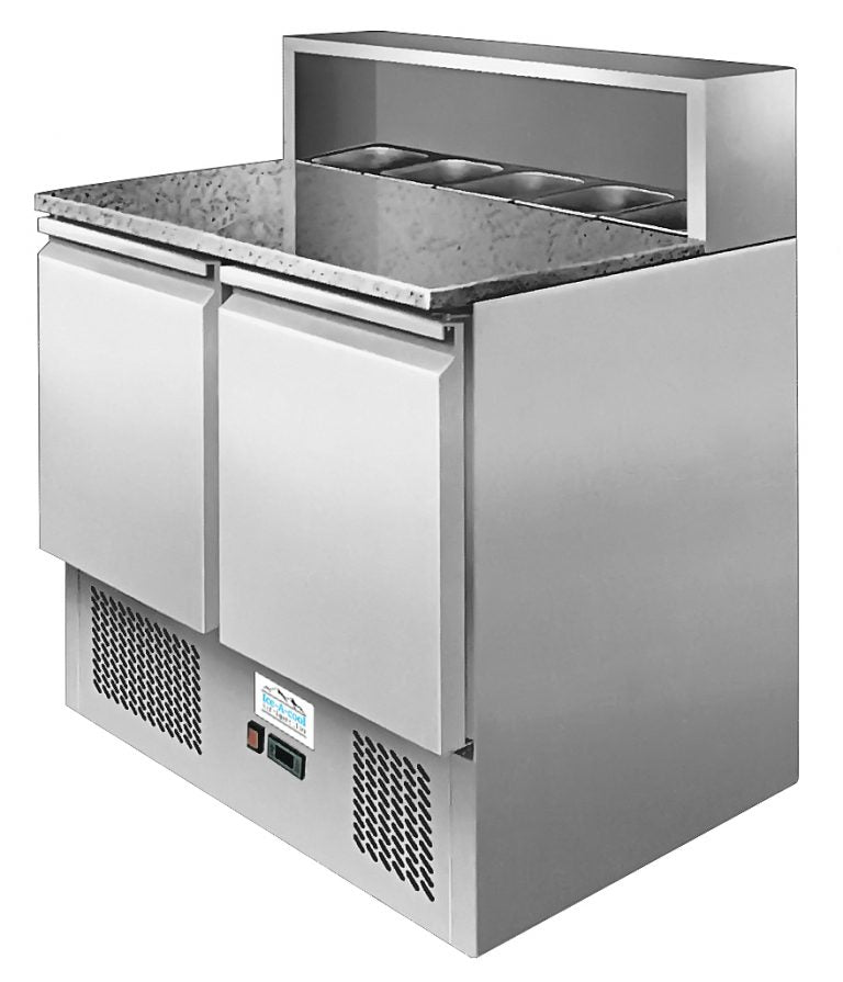Saladette / Kylarbord - 2 dörrar - 2 x GN 1/1- IAC