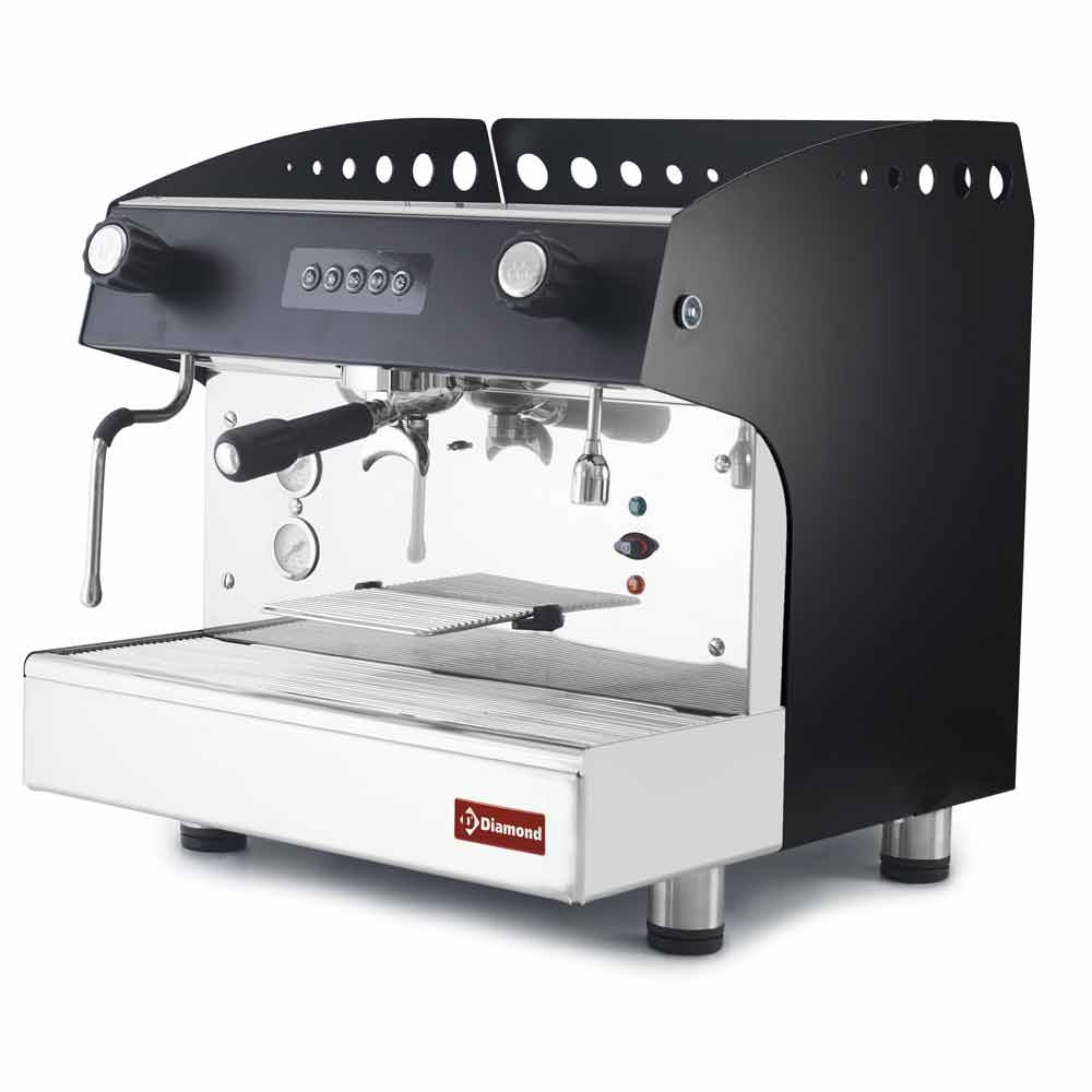 Automatisk kaffemaskin 1 grupp - Svart