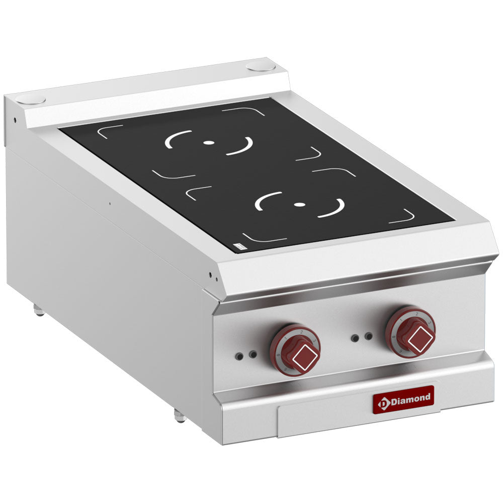 Elektrisk spis, 2 induktionszoner - Top -