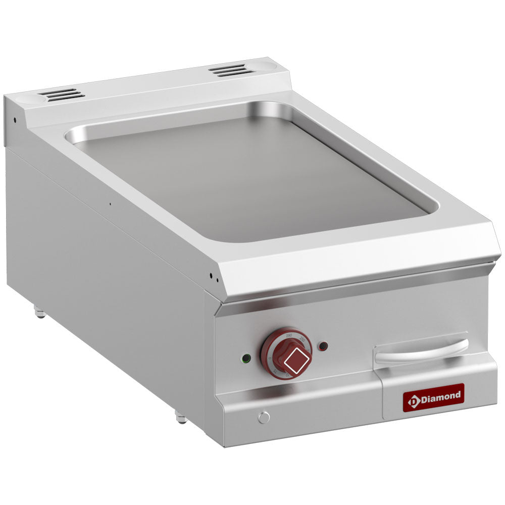 Elgrill slät, modul 1/2 -Topp-