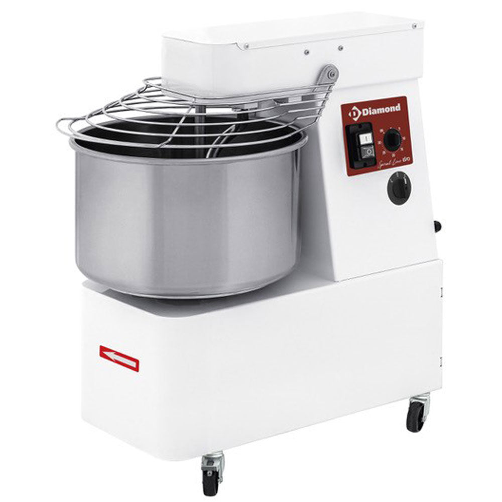 Mixer / mixer 33 liter, 2 hastigheter, timer, på hjul