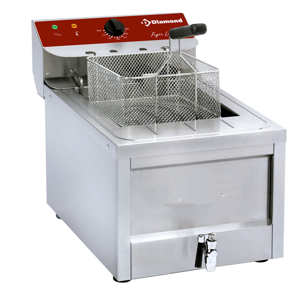Friteringskastrull - el - 12 liter - TOP-