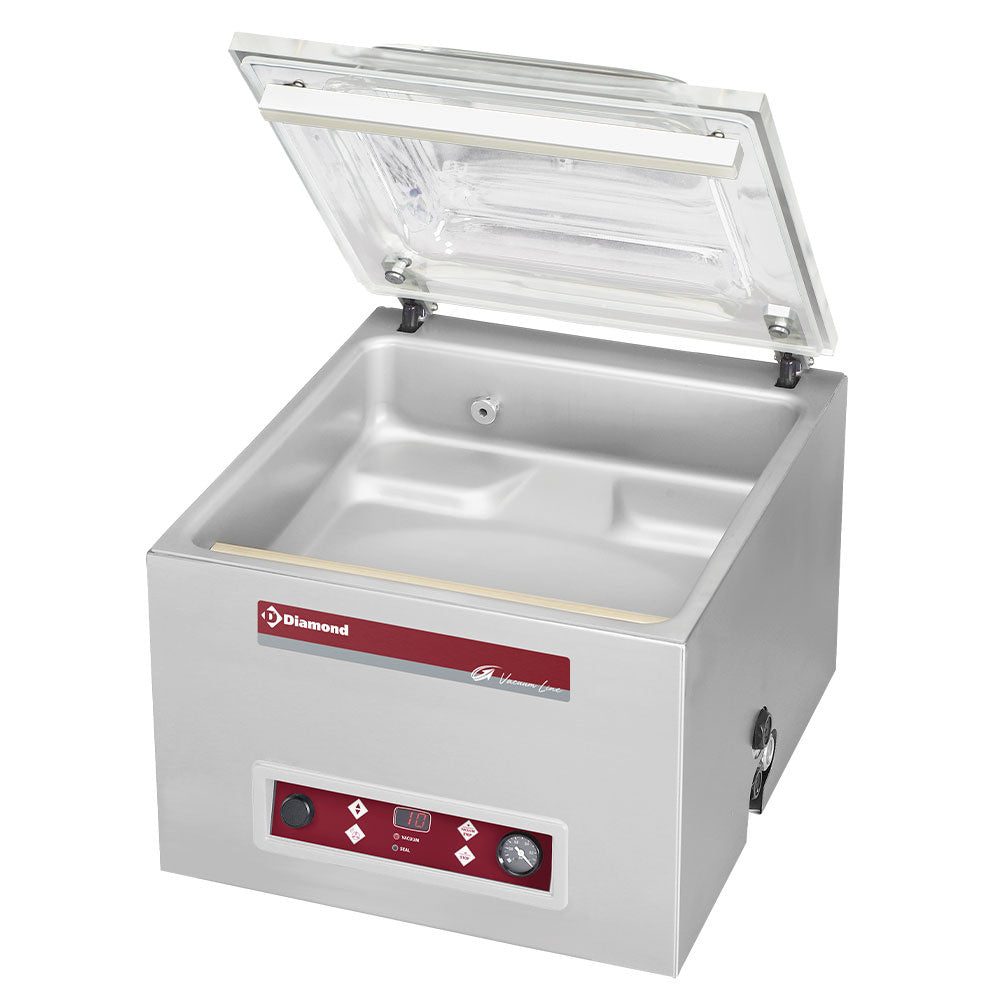 Vakuummaskin, kammare 420x370xh135 mm - 16 m3/t