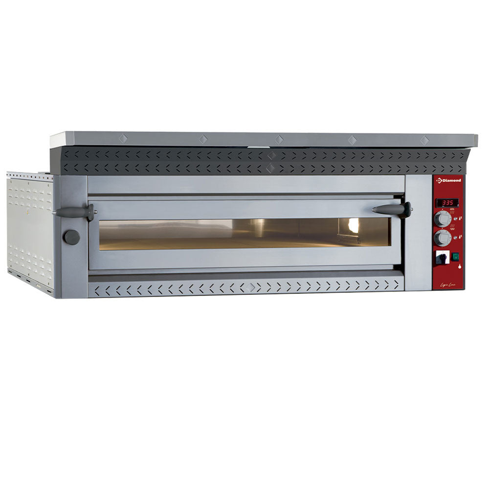 Elektrisk pizzaugn "extra stor", 6 pizzor Ø 350 mm