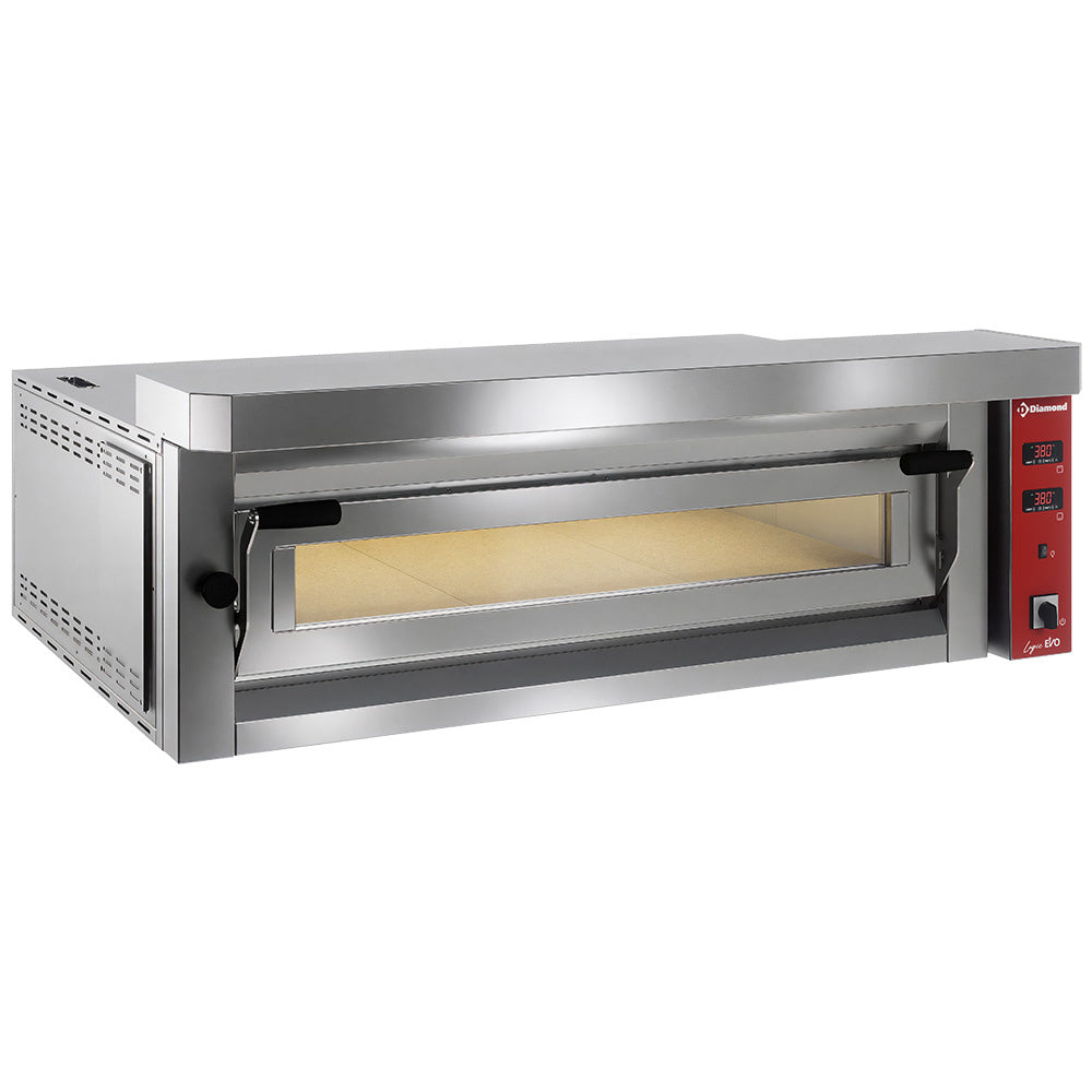 Elektrisk pizzaugn "extra stor", 6 pizzor