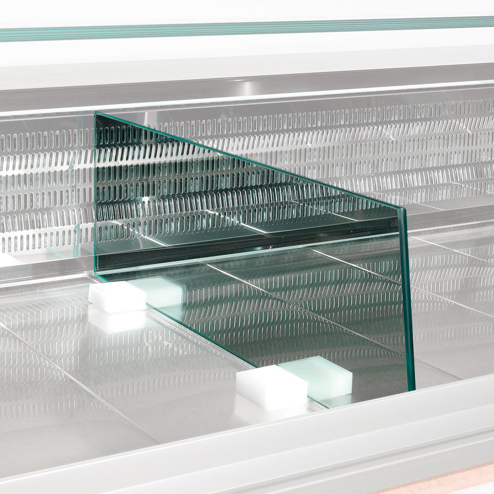 Glasseparationsskärm (L.600 mm)