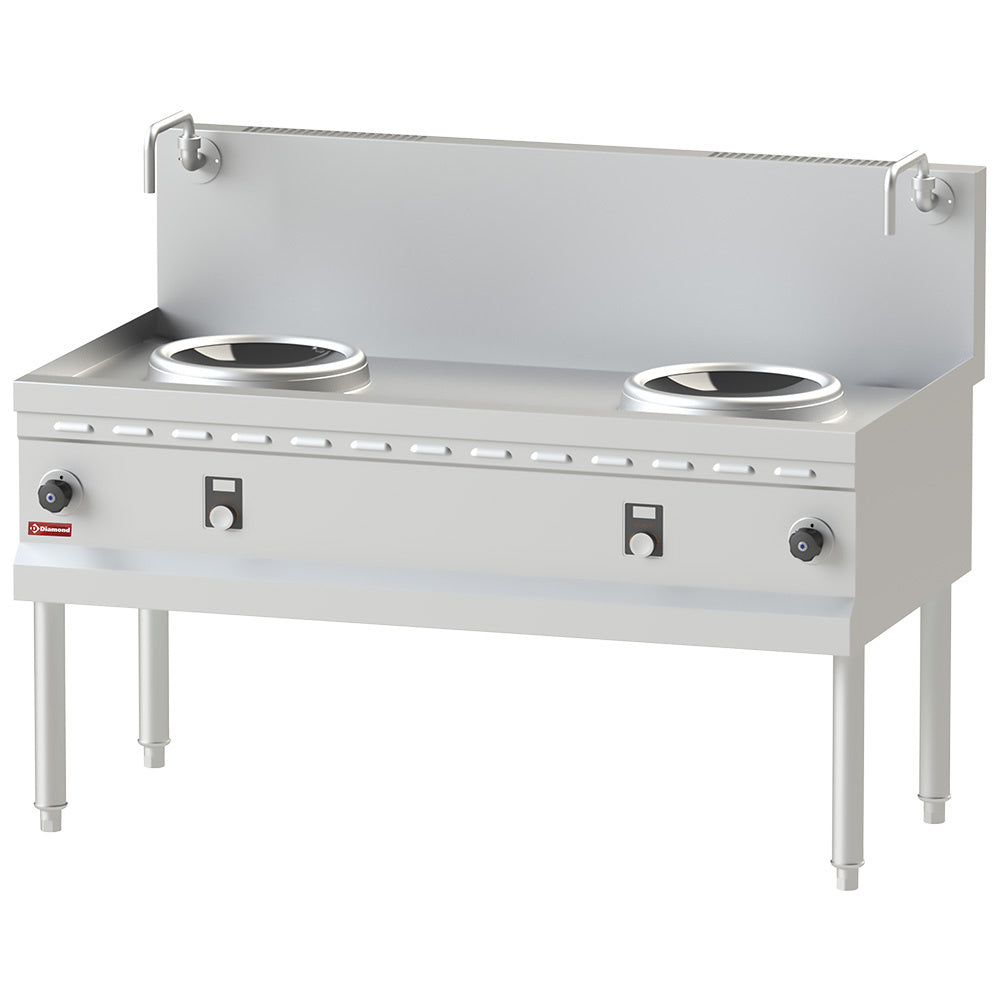 Induktionswokplatta med 2 zoner - Ø300 MM
