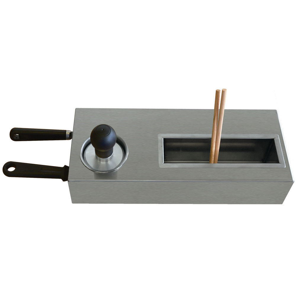 Set med 2 spatlar, 2 x "T", fettkudde 