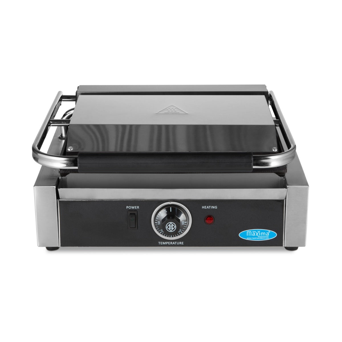 Kontaktgrill - Spårad - Enkel Grillplatta - 33,5cm