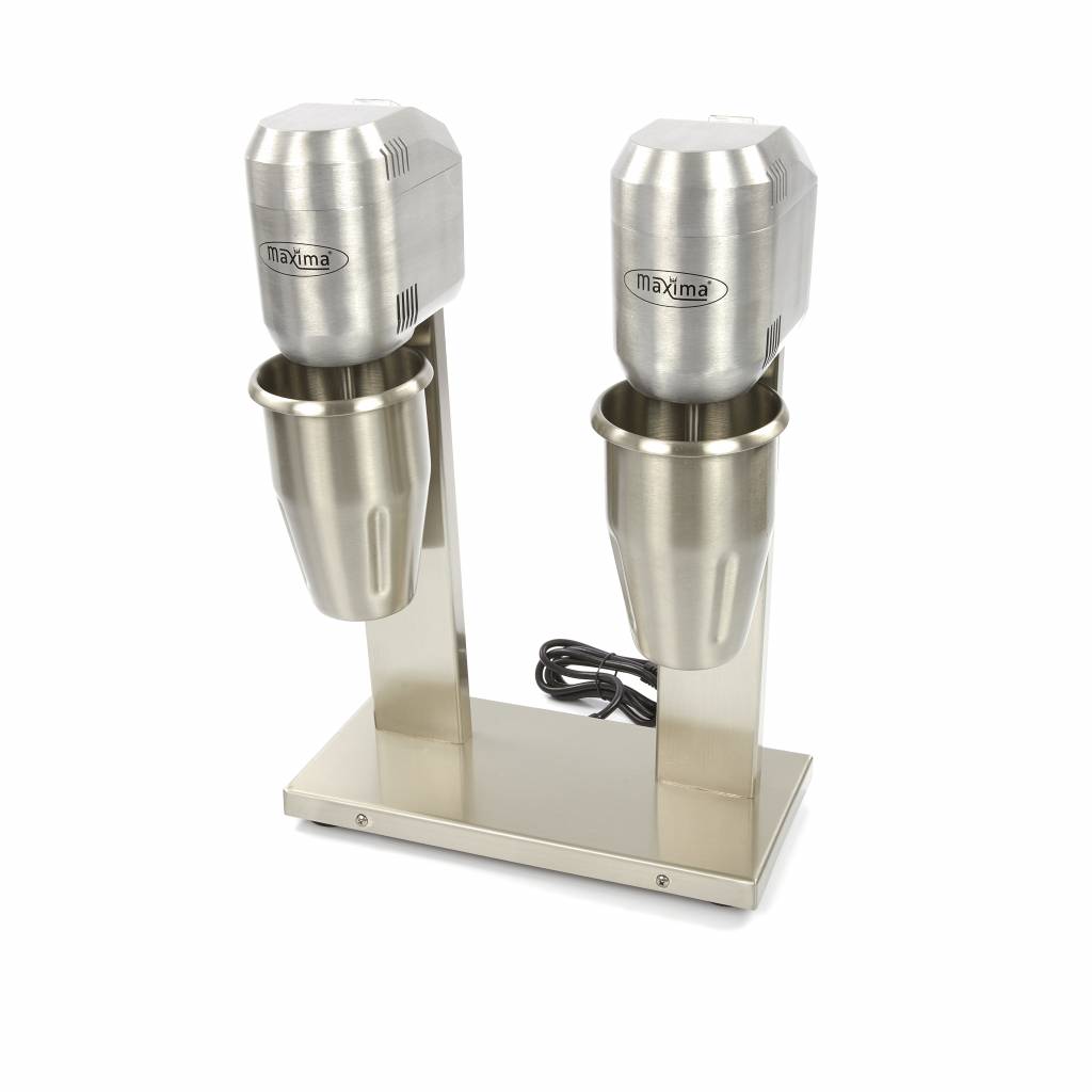 Milkshakemixer - 2 x 2L - 2 koppar - 2 hastigheter