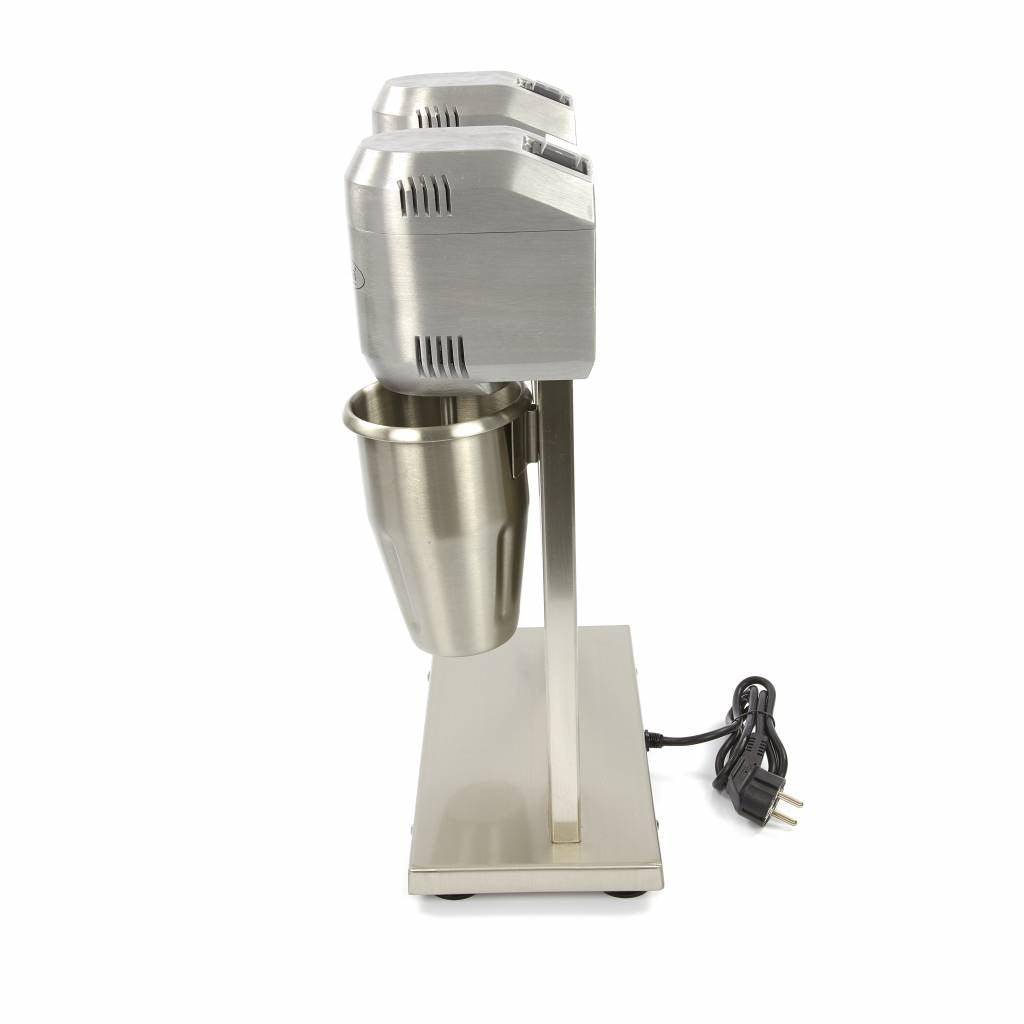 Milkshakemixer - 2 x 2L - 2 koppar - 2 hastigheter