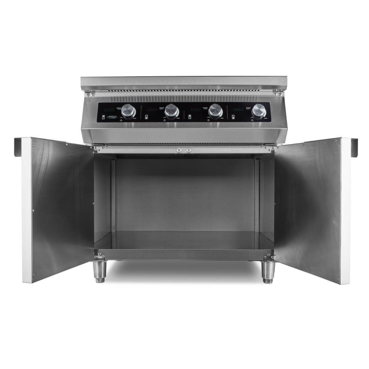 Spis - 4 brännare - Induktion - 70 cm djup - med stativ