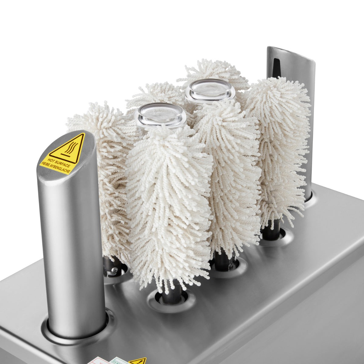 Glaspolerare - 8 borstar - 600 glas/timme