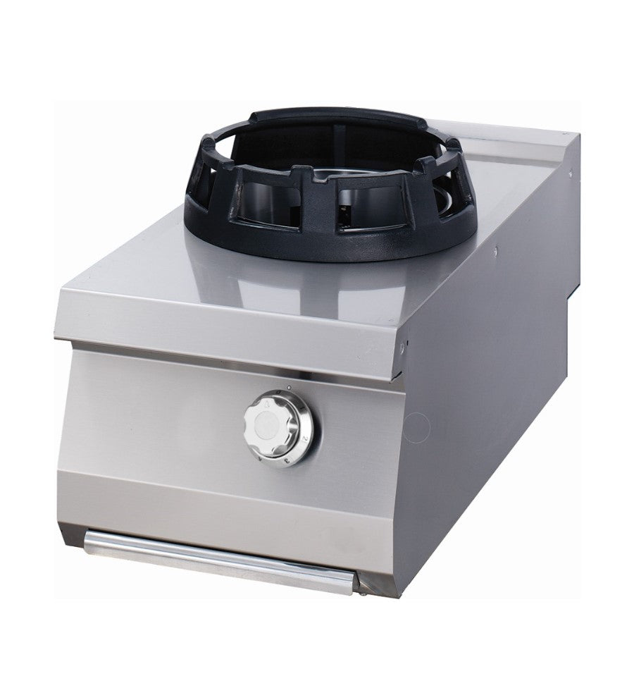 Premium Wok spis - 28,5 cm kokkrok - Enkel enhet - 90 cm djup - Gas