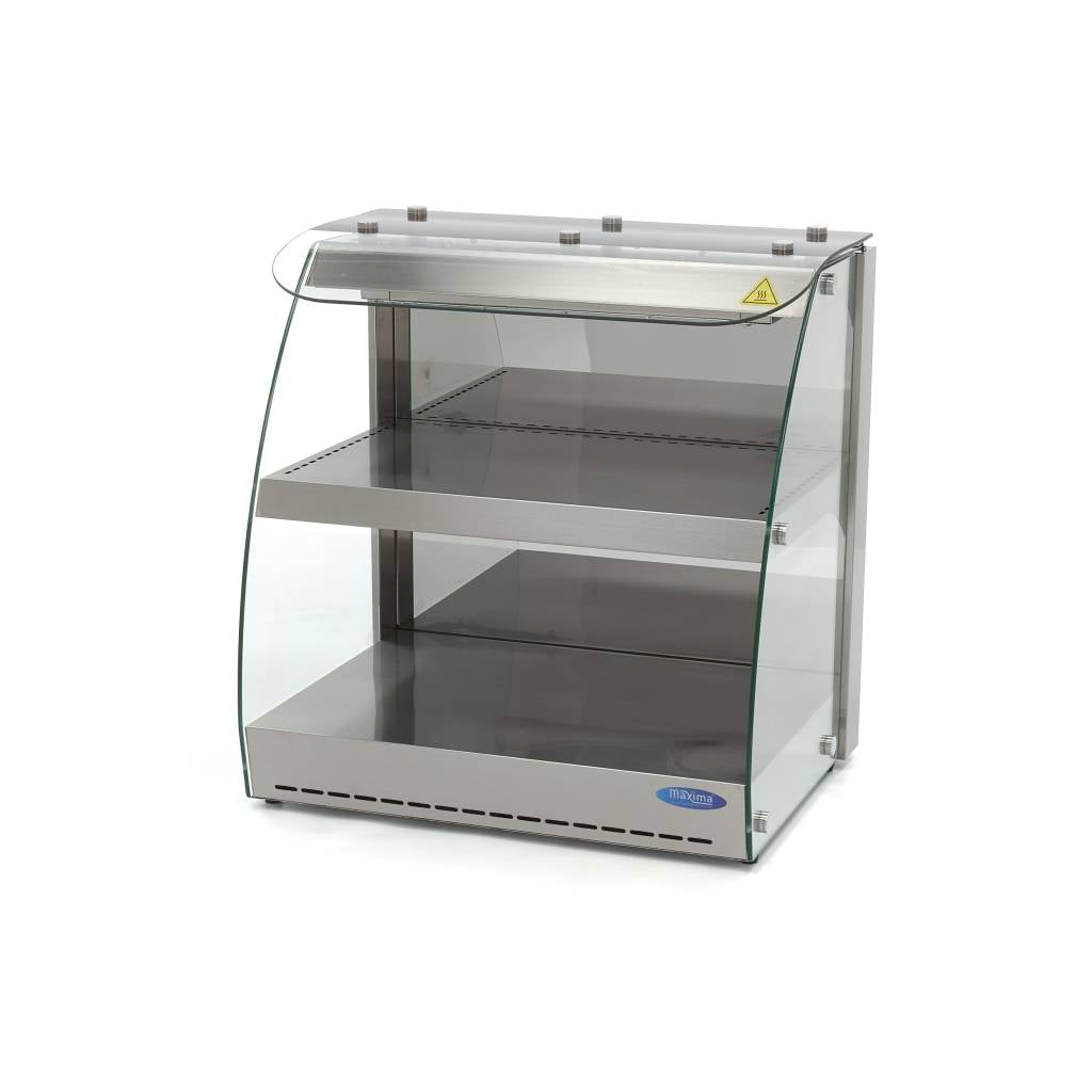 Värmeskåp - Värmedisplay - 63 cm - 2 hyllplan - Öppen - Passar 4 x 1/2 GN