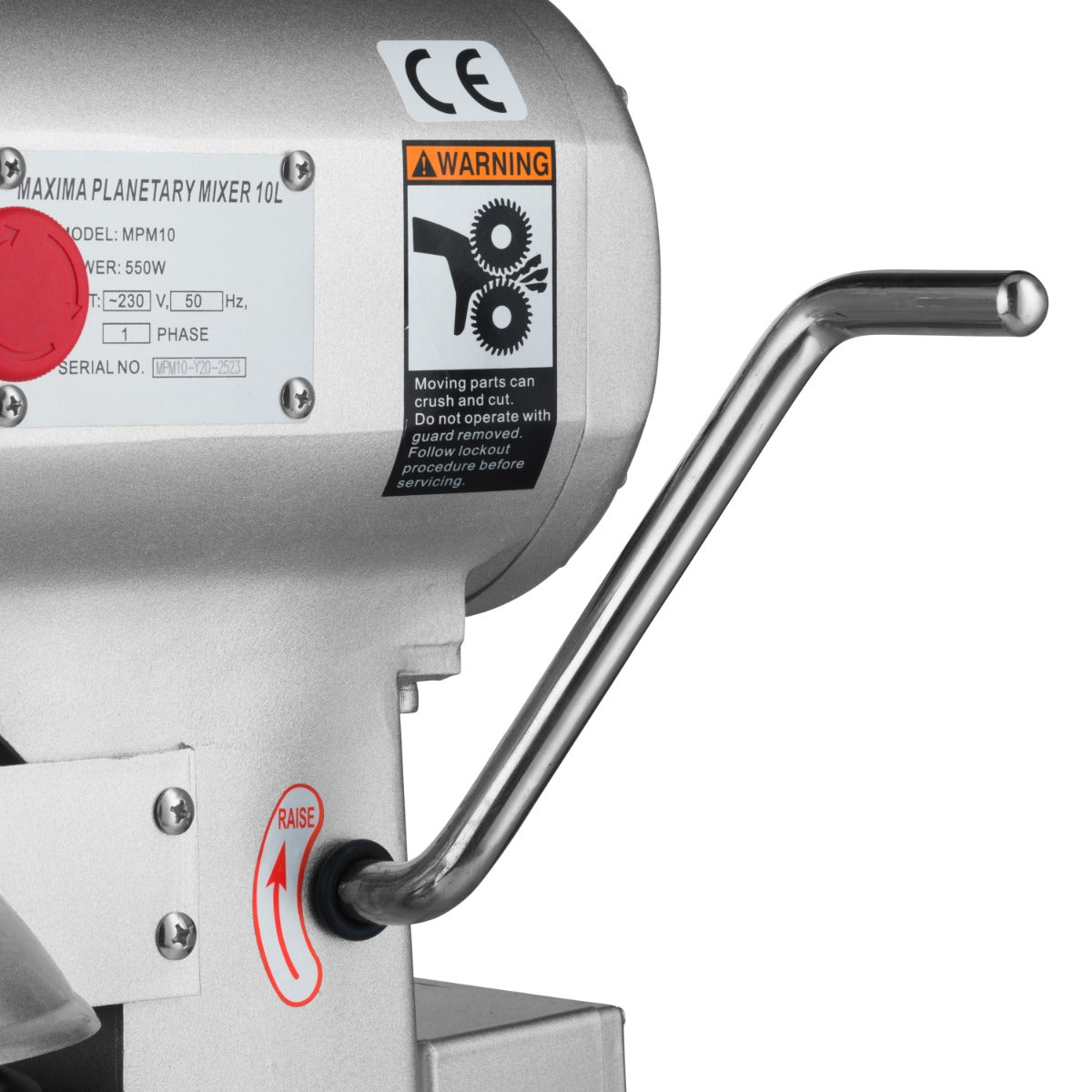 Mixer - 10L - Upp till 5 kg deg - 3 hastigheter