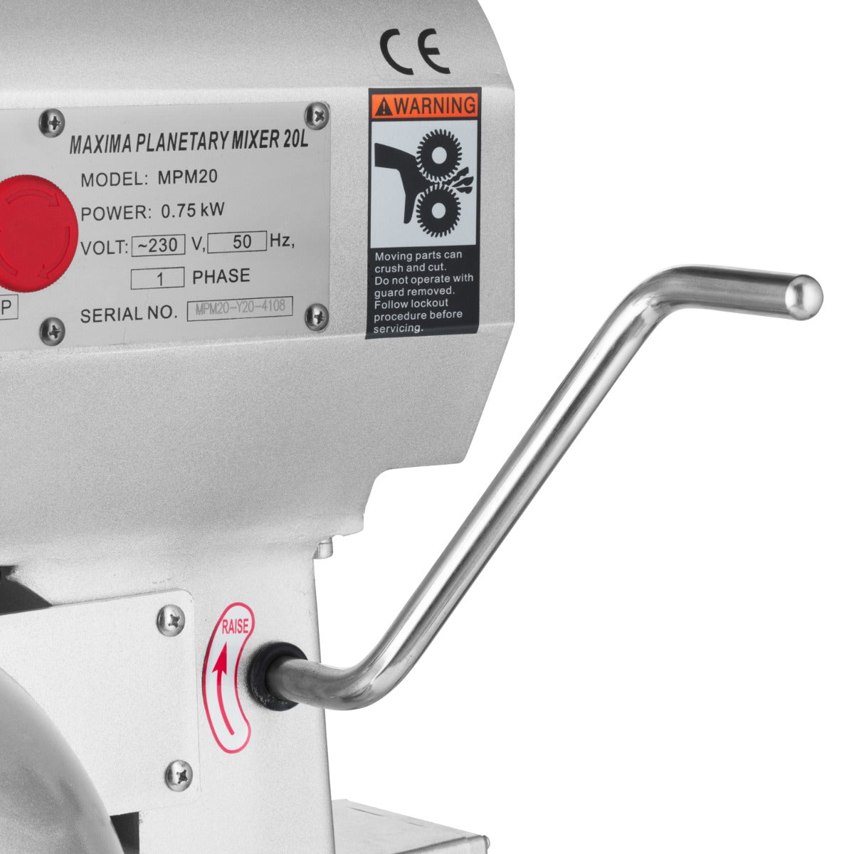 Mixer - 20L - Upp till 10 kg deg - 3 hastigheter