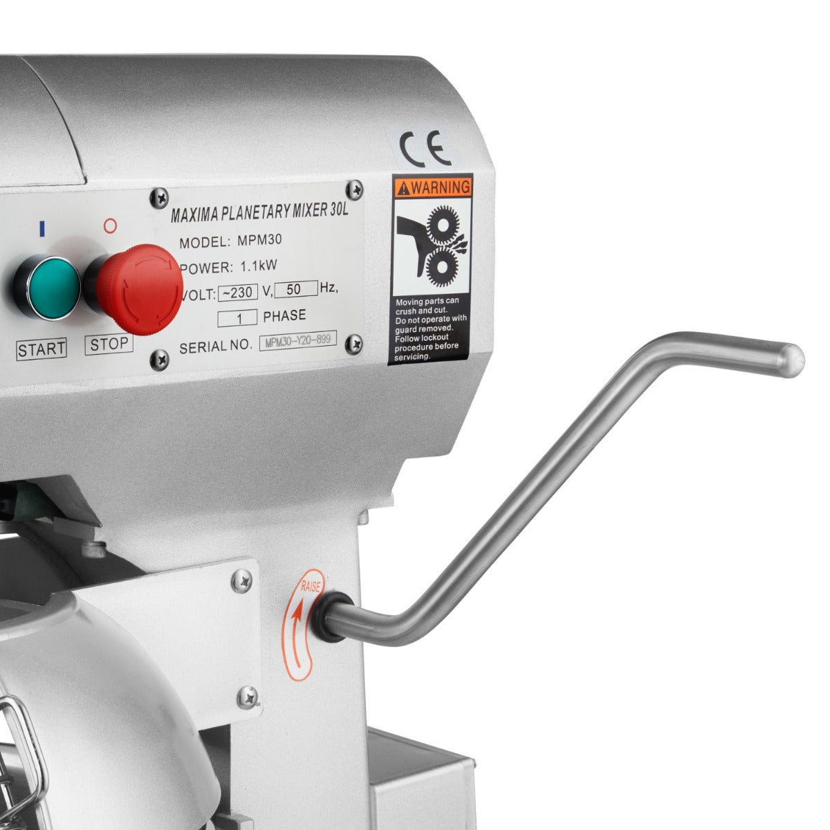 Mixer - 30L - Upp till 15 kg deg - 3 hastigheter