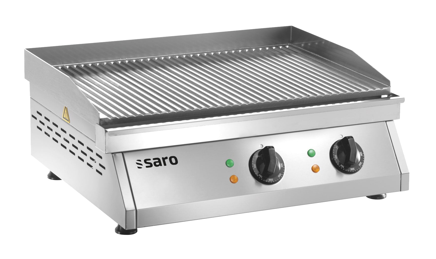 SARO Stekplatta - EL - (räfflad) modell FRY TOP GH 610 R