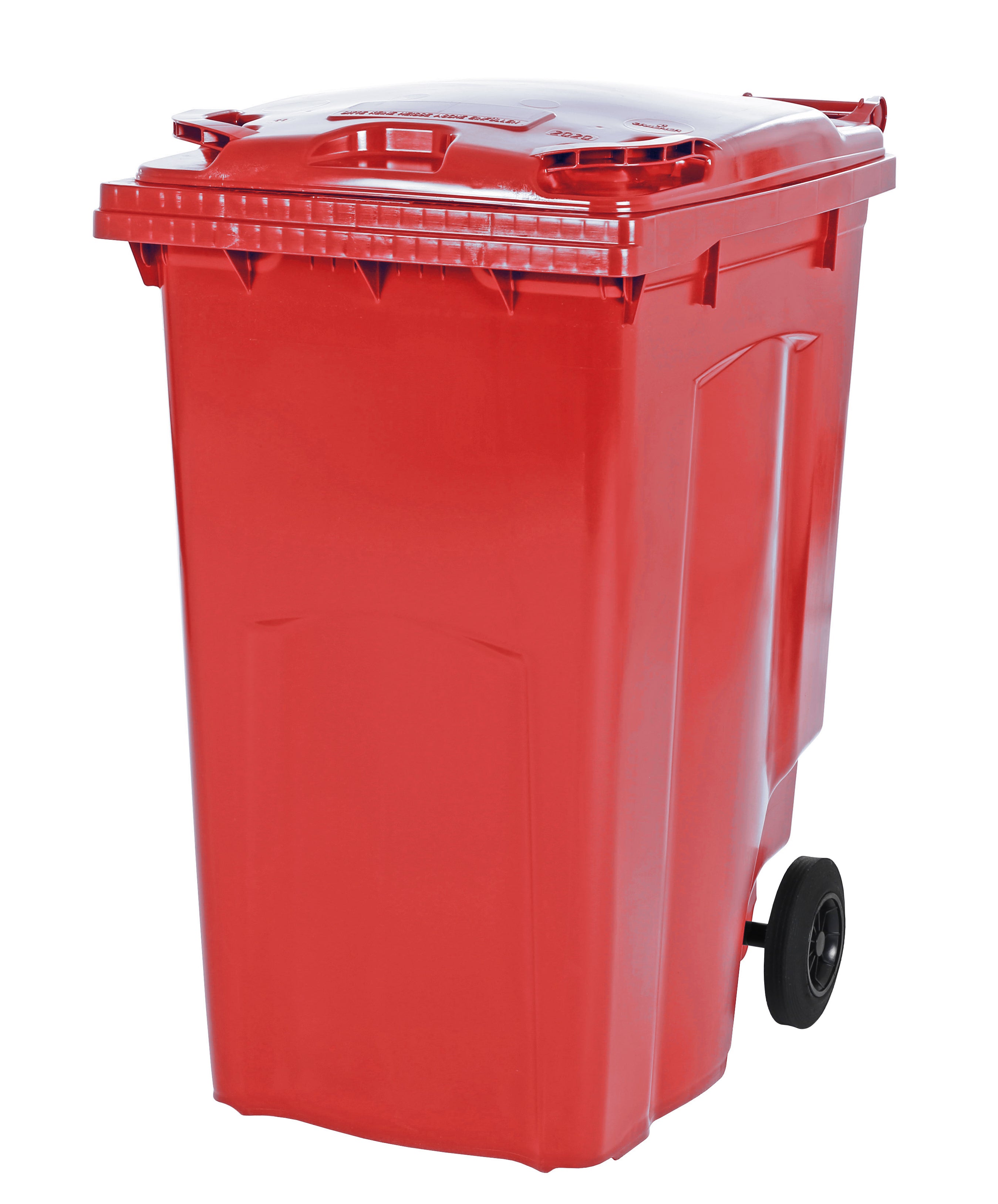 SARO 2 hjul - stor avfallscontainer - modell MGB 340 RO - röd