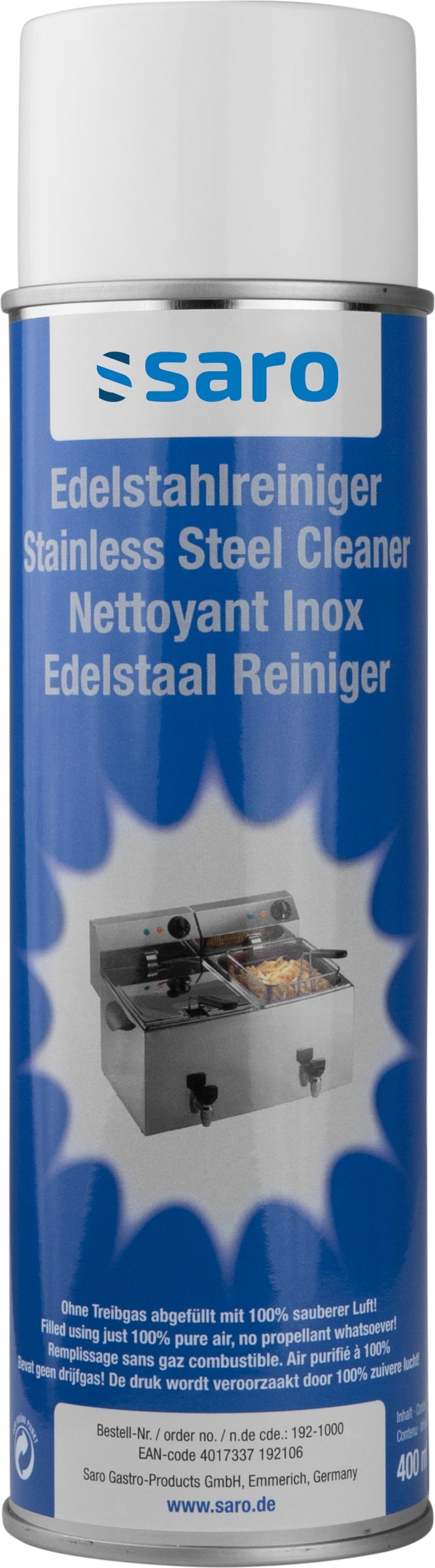 SARO Rengöringsmedel för rostfritt stål modell R 50