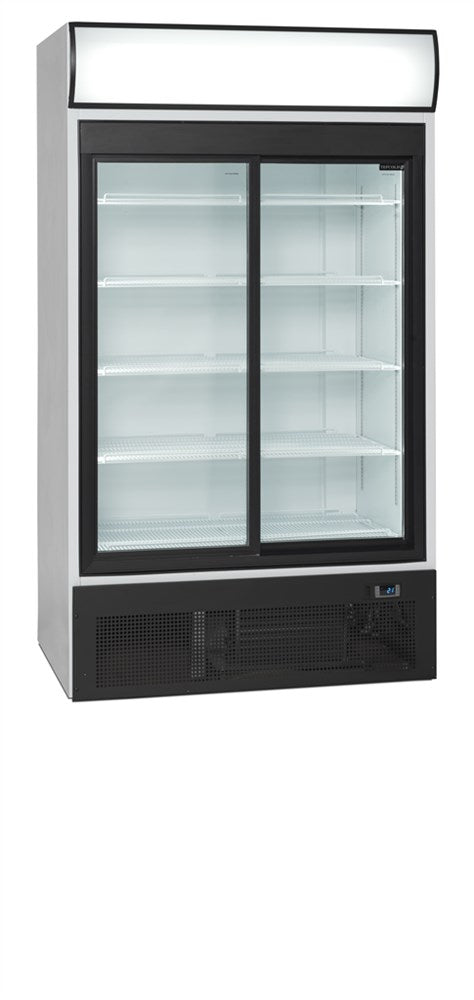 Displaykyl - 2-dörrars med ljus topp - 875 liter - FSC1950S