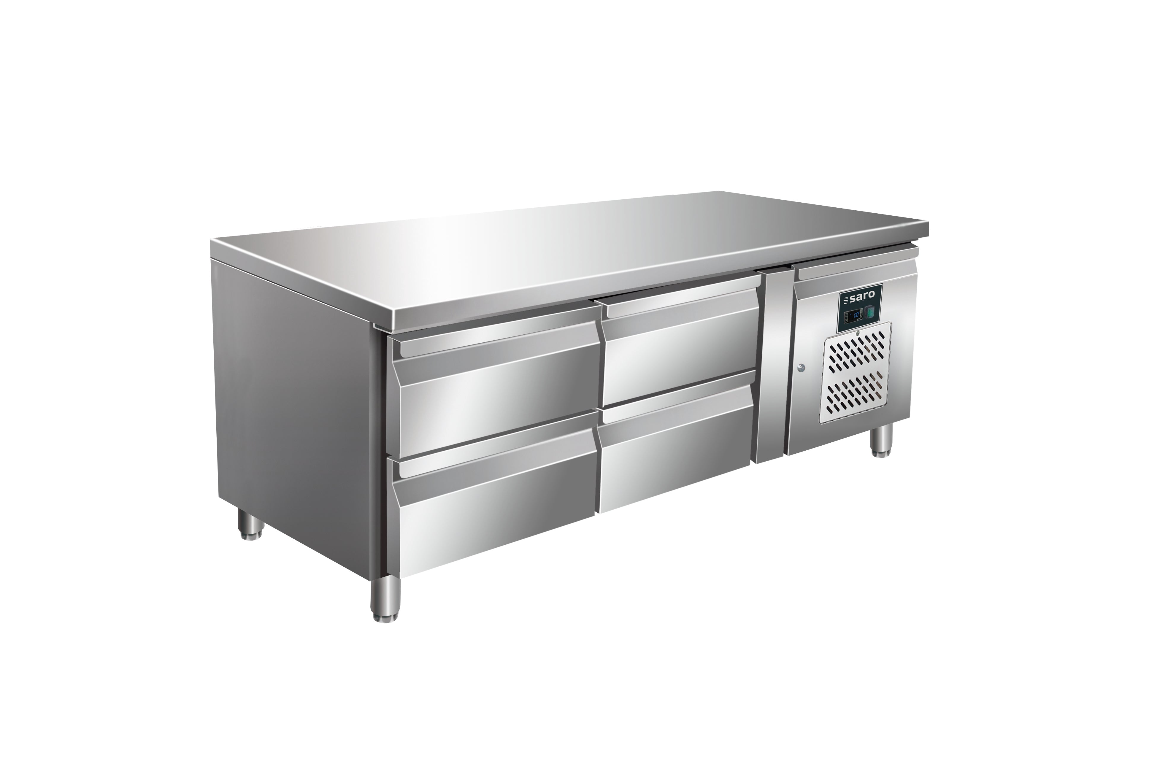 SARO-kylskåp under bord, 2x2 lådor UGN 2140 TN