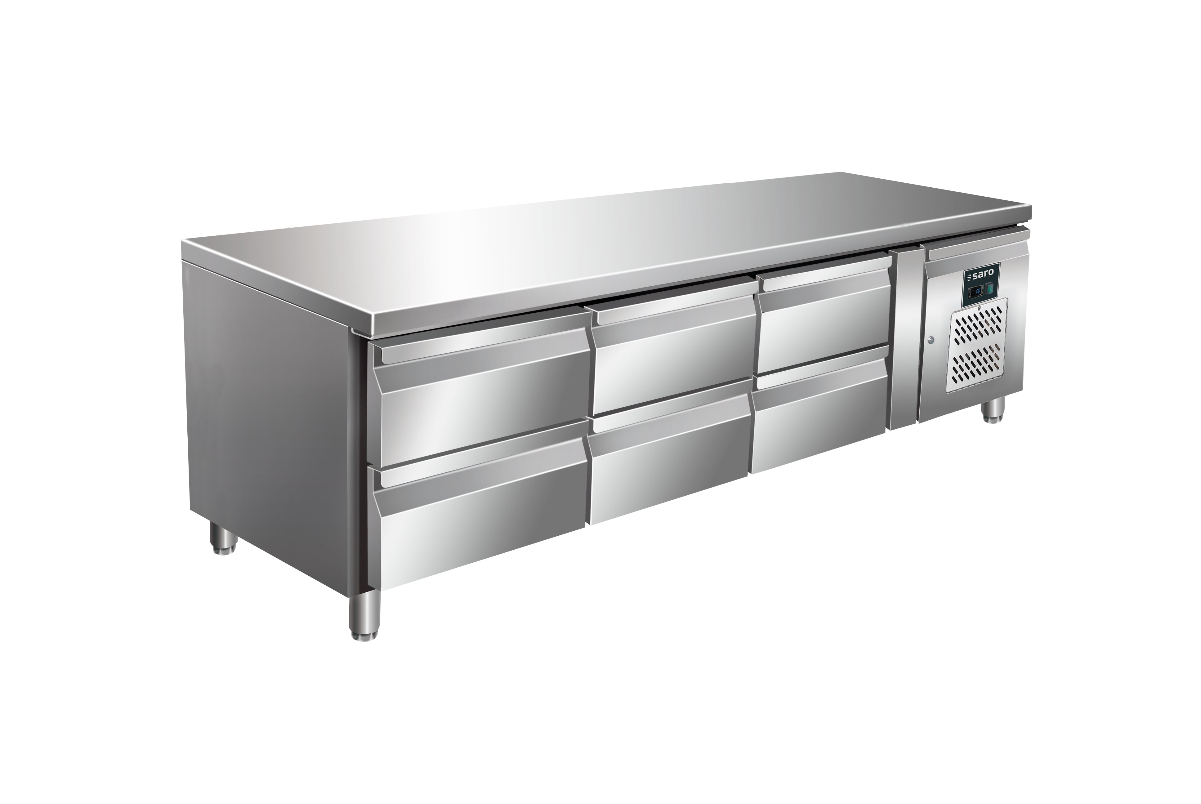 SARO kylskåp under bord, 3x2 lådor UGN 3160 TN