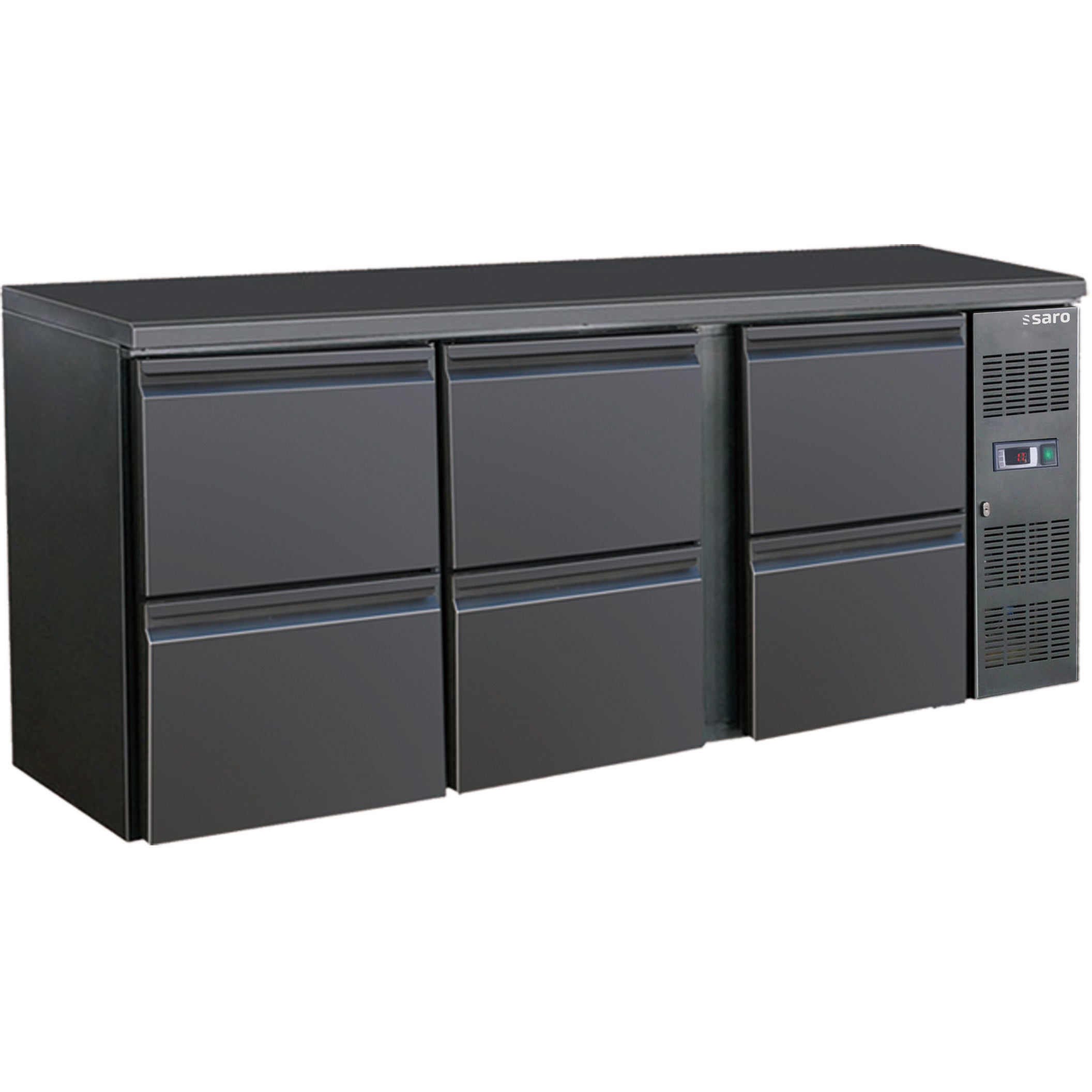 SARO Backbar med 3 x 2 lådor, modell BC 3100-6S