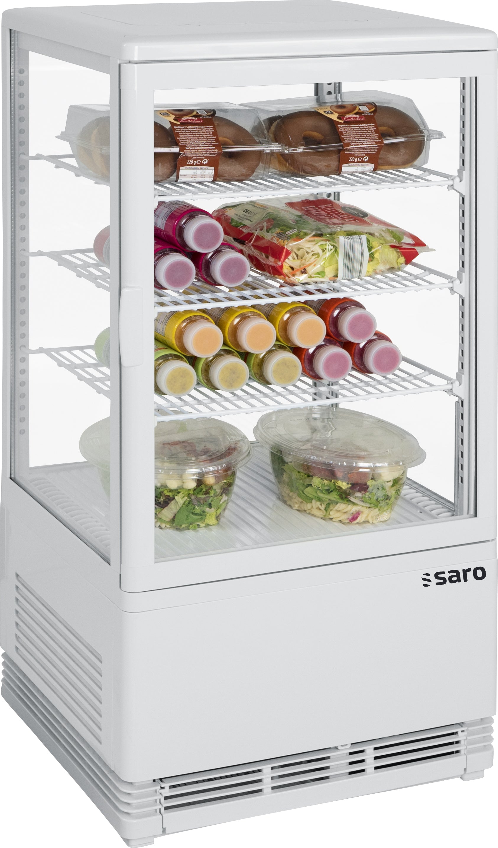 SARO kylvitrin Ventilerad Kyla modell SC 70 vit