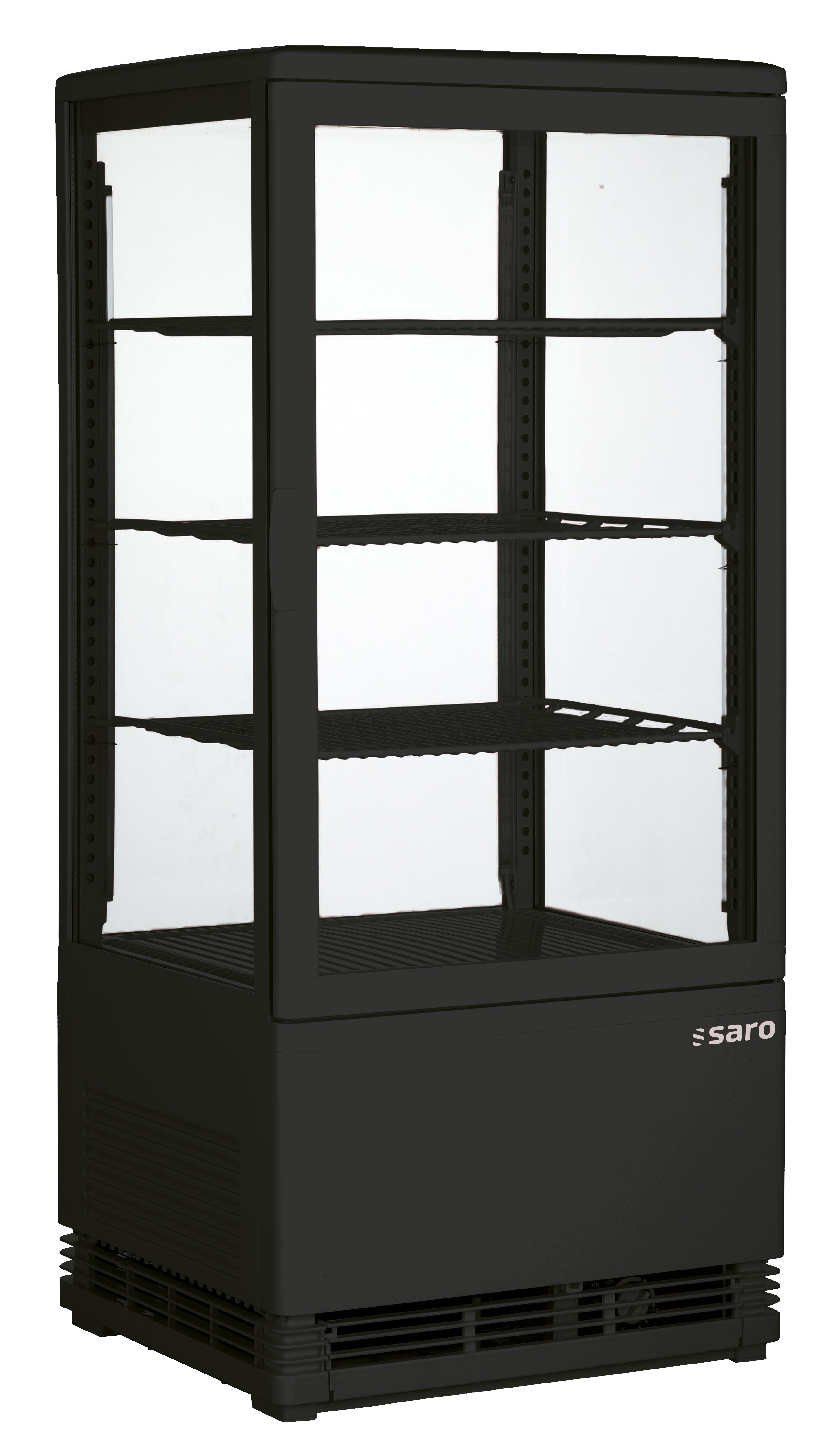 SARO kylvitrin Ventilerad Kyla modell SC 80 svart