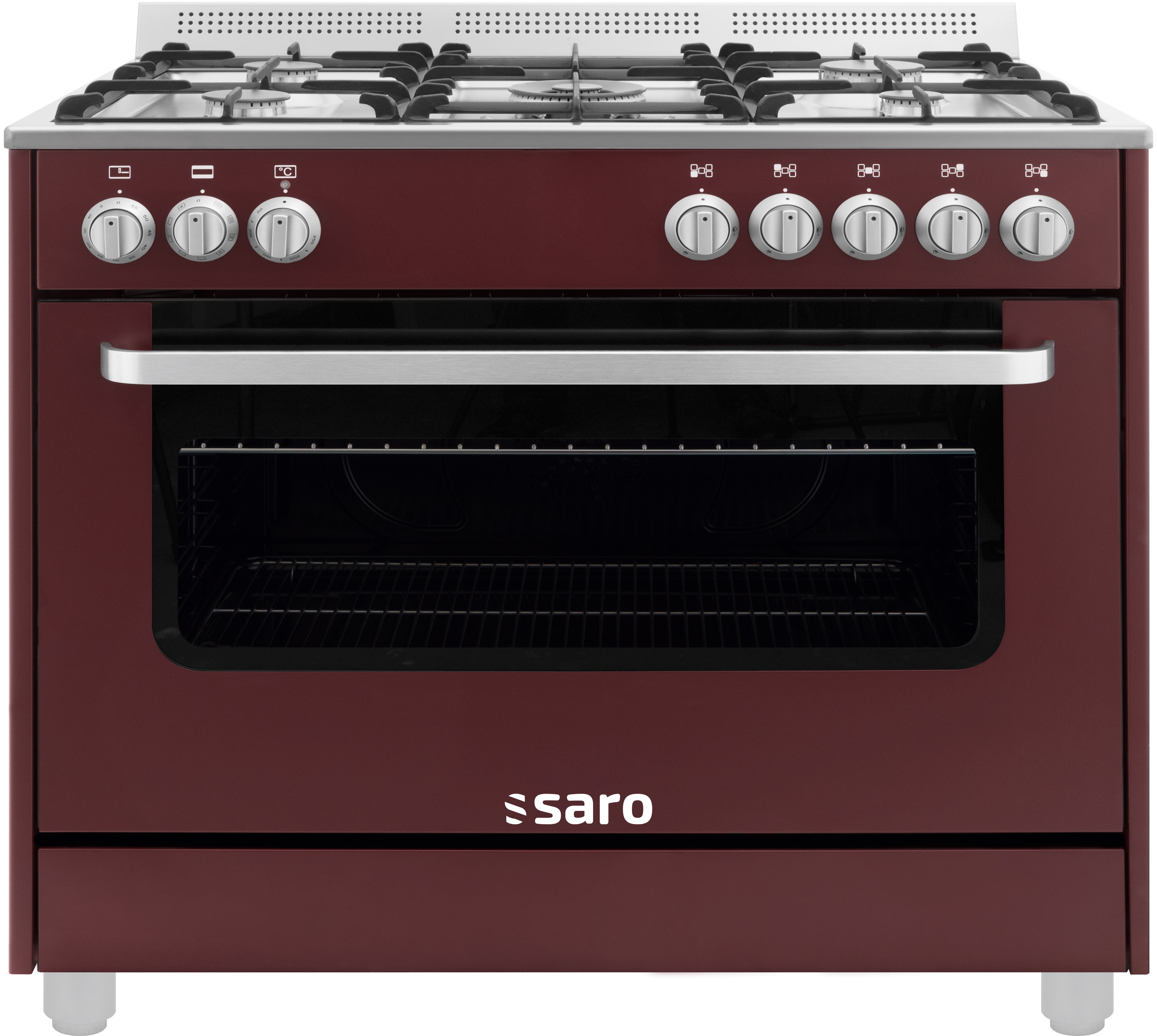 SARO Multifunktionsspis gas/el modell TS95C61LVI bordeaux