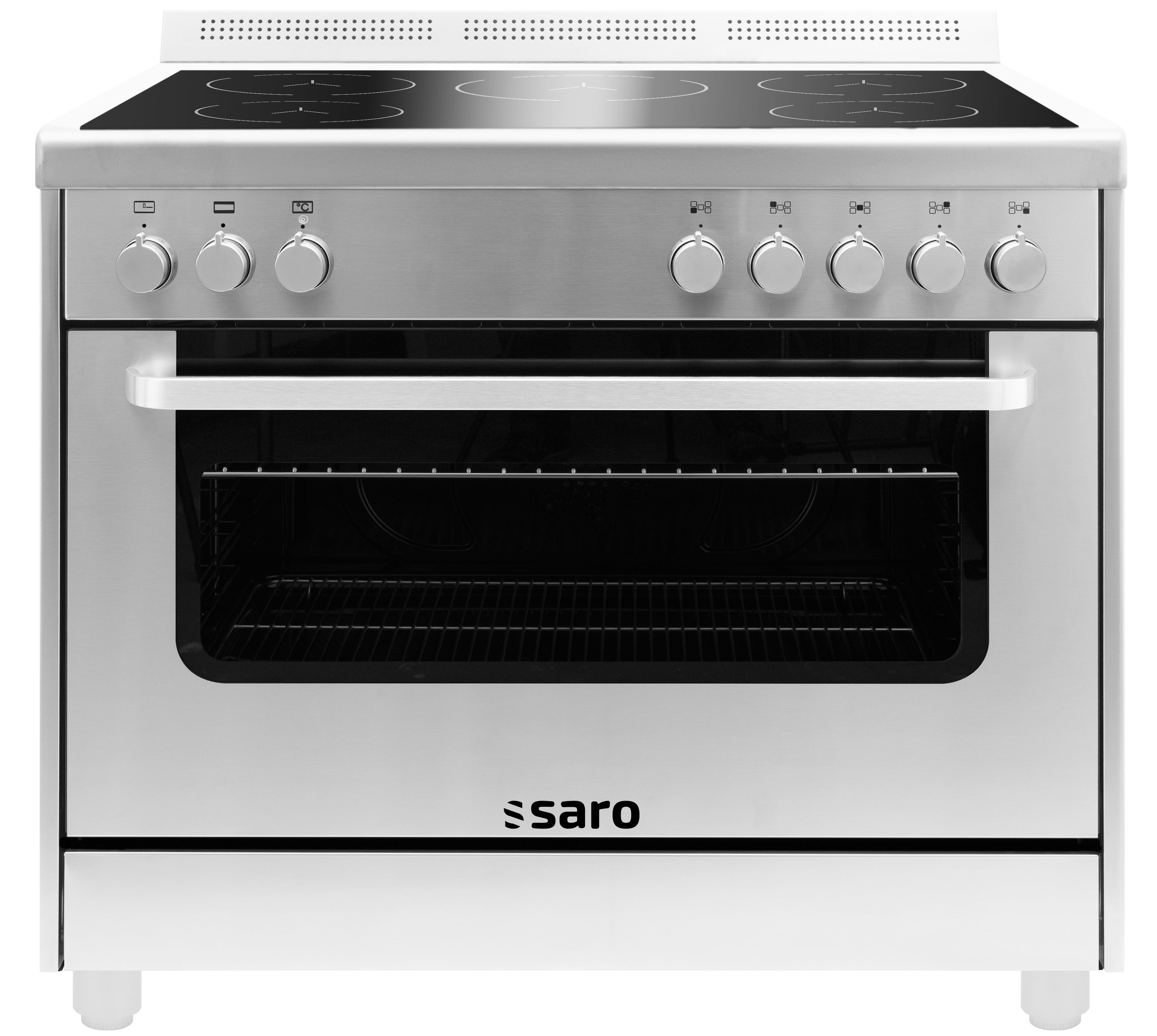 SARO Semiprofessionell induktionsspis TS95IND61X silver