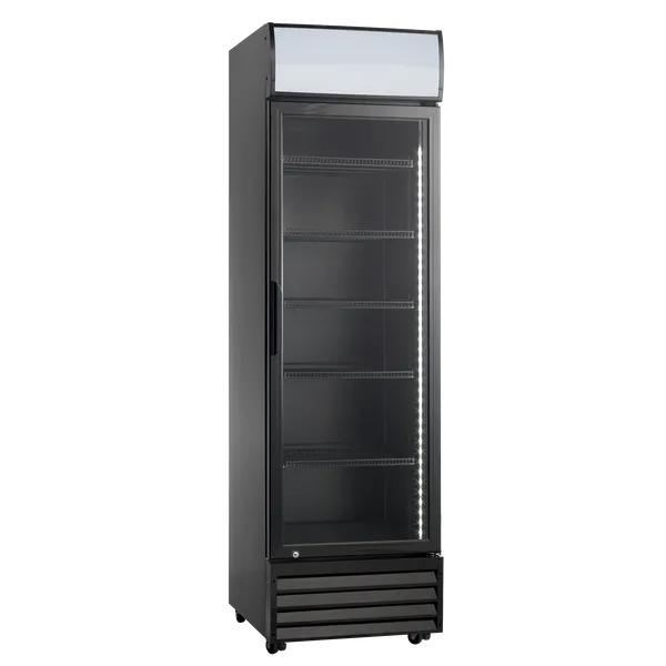 Displaykyl - 1 dörr - 317 liter - svart - SD 417 BE