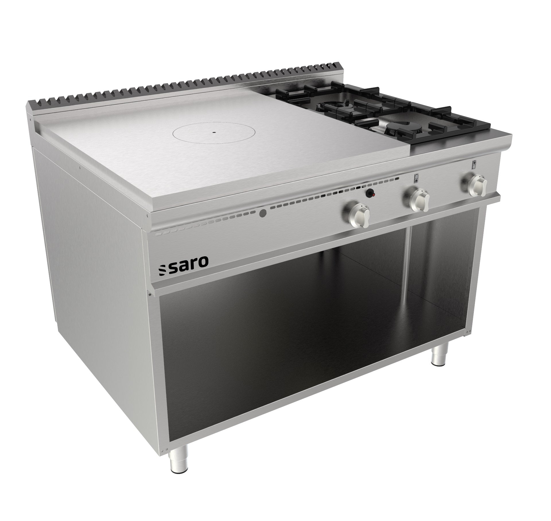 SARO Häll ugn öppen underbyggnad + 2 brännare LQ modell LQ / TPG6BA